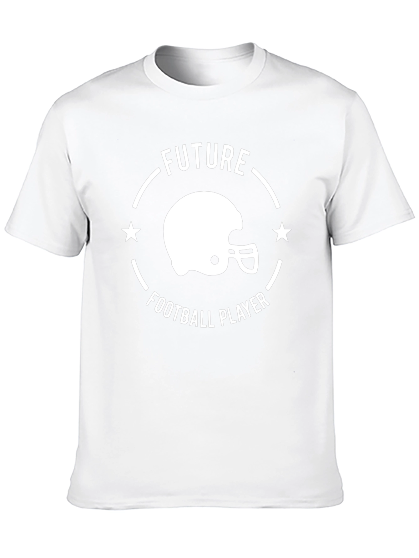 Future Football Player Black Graphic T-Shirt