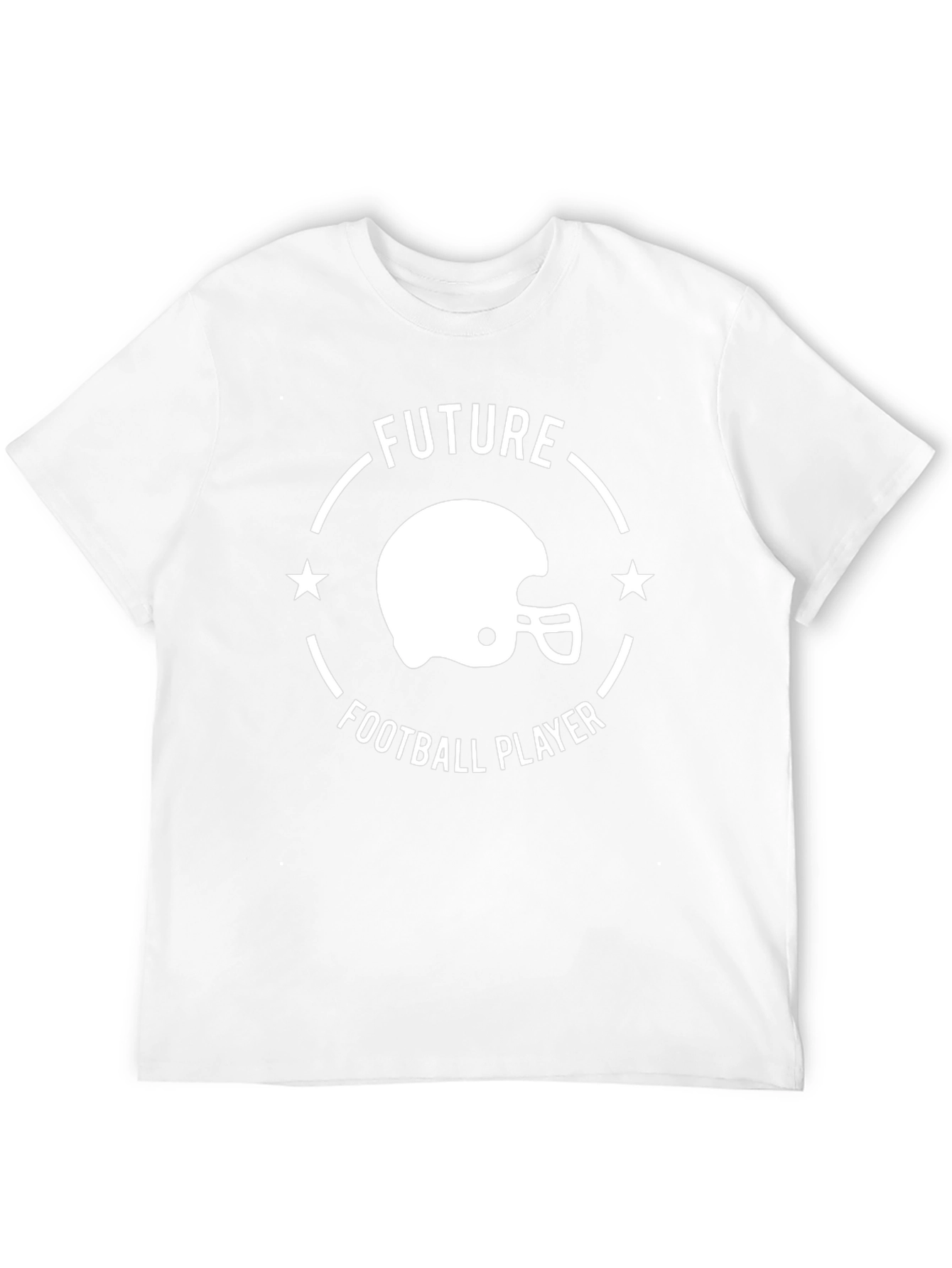 Future Football Player Black Graphic T-Shirt