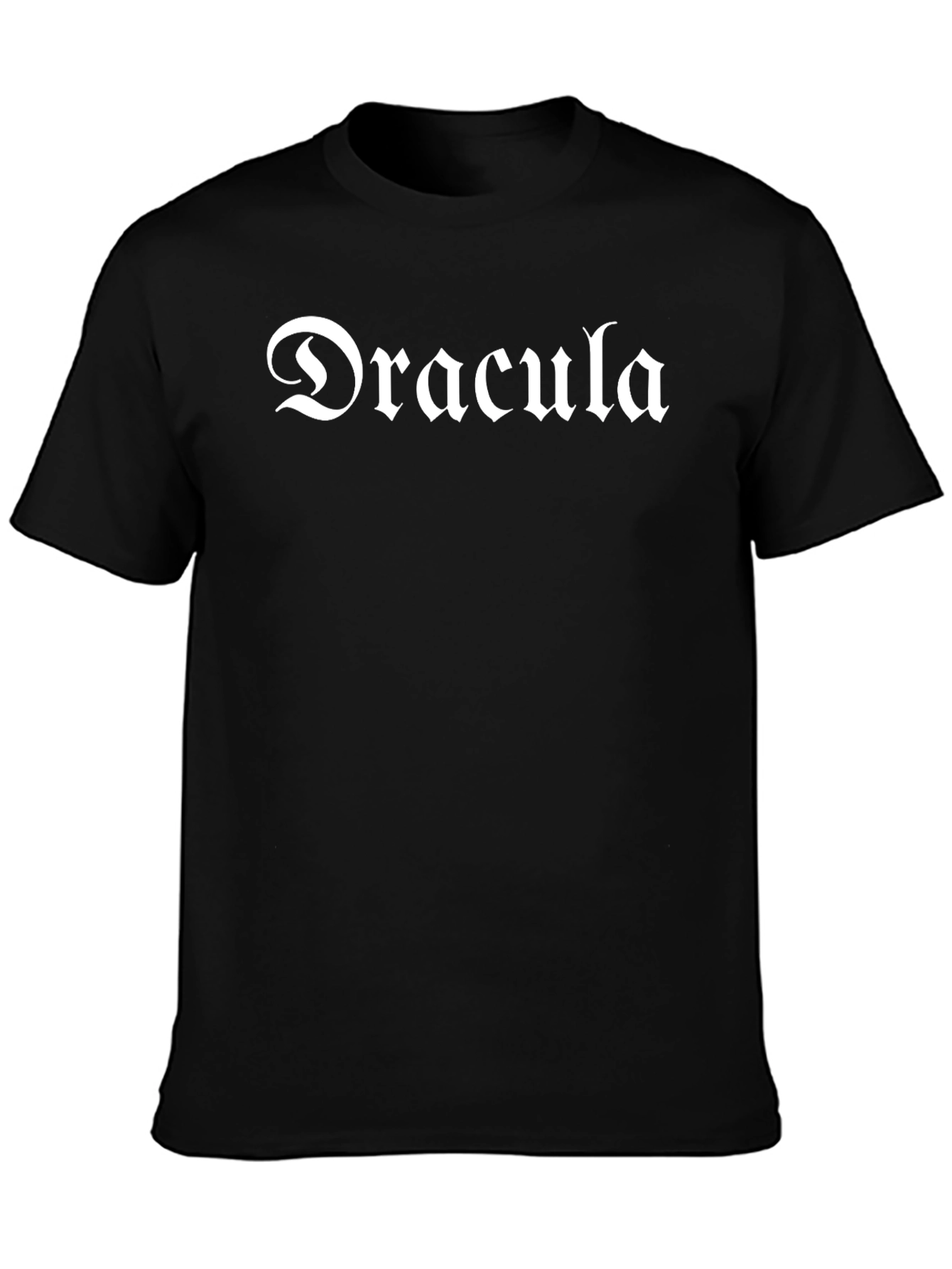 Dracula T-Shirt - Gothic Font Tee