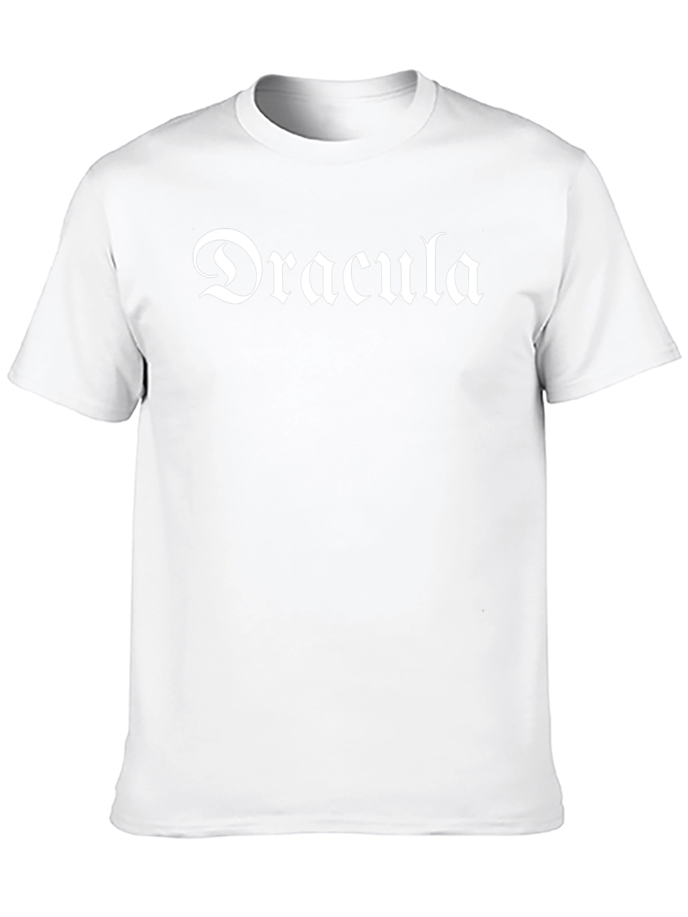 Dracula T-Shirt - Gothic Font Tee