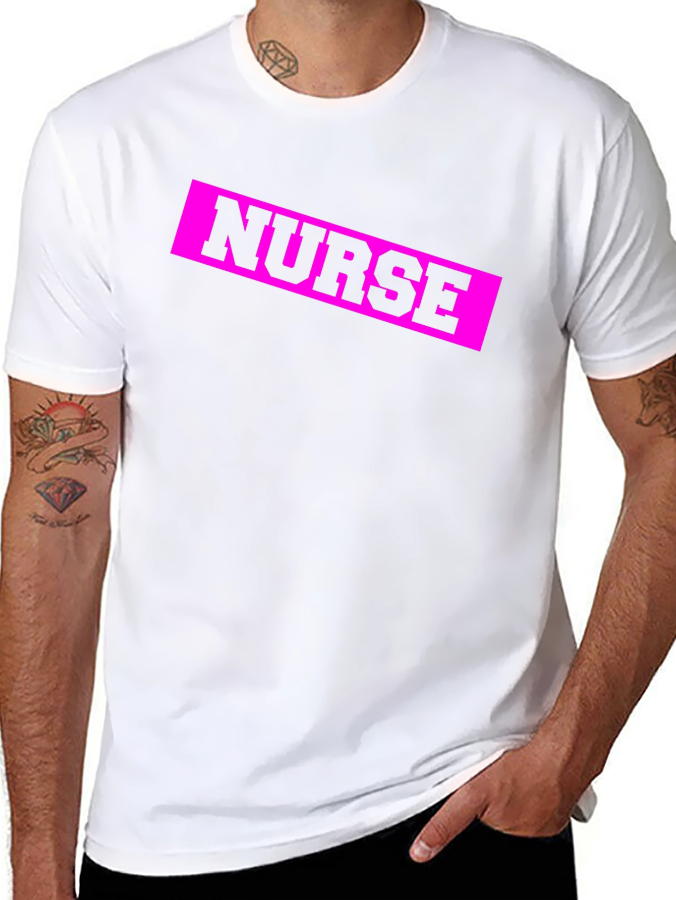 Nurse Graphic Tee - Black Medical T-Shirt
