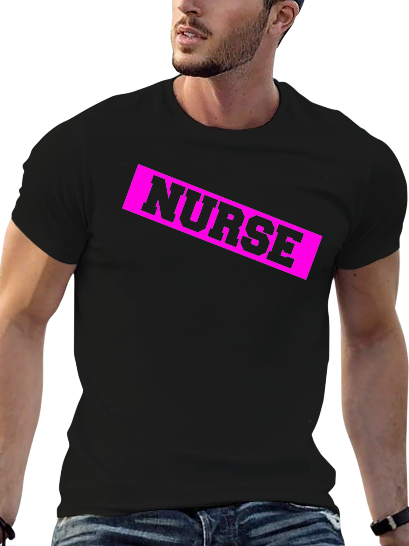 Nurse Graphic Tee - Black Medical T-Shirt