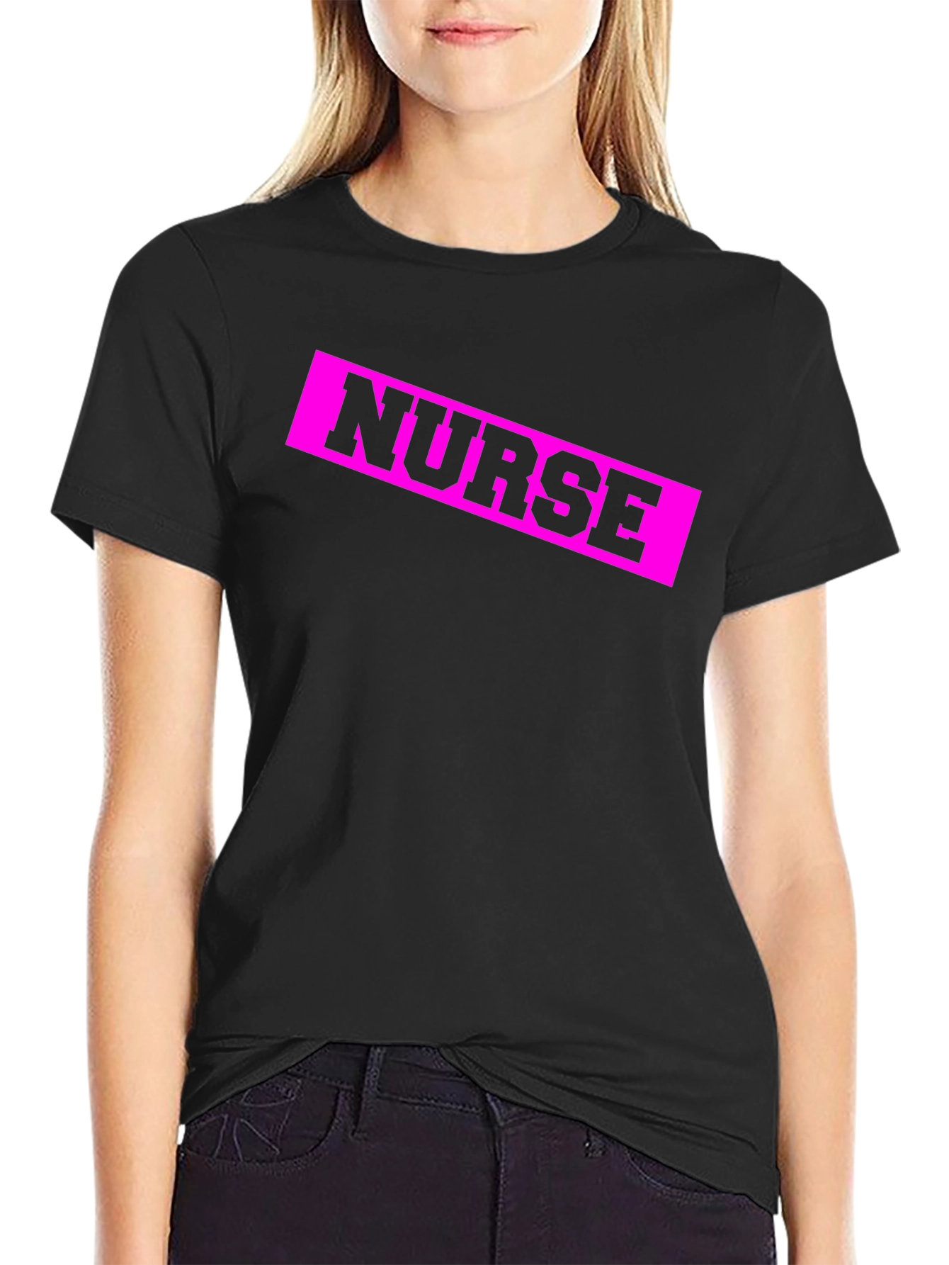 Nurse Graphic Tee - Black Medical T-Shirt