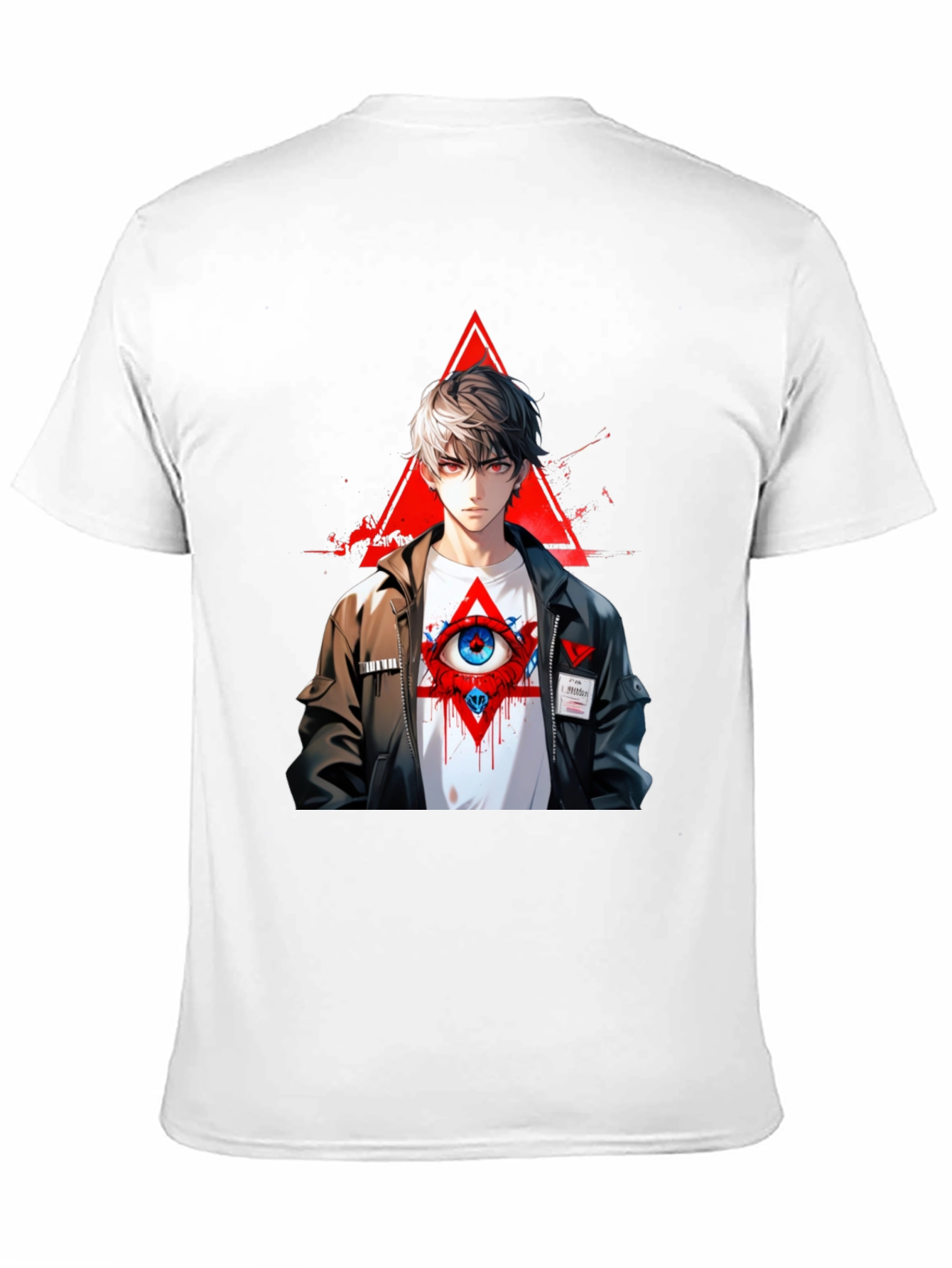 Anime Eye T-Shirt - Black Graphic Tee