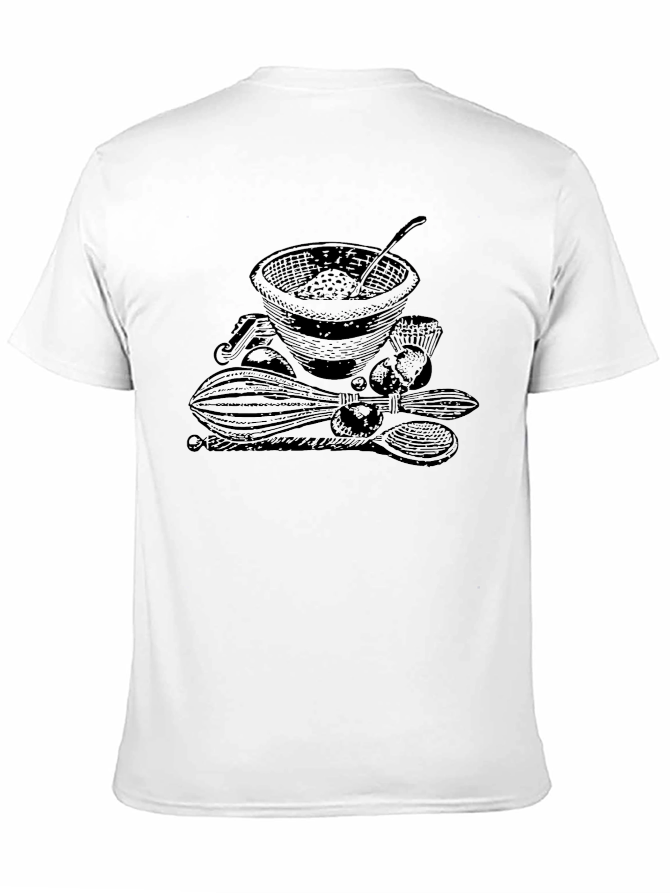 Baking Design Black T-Shirt