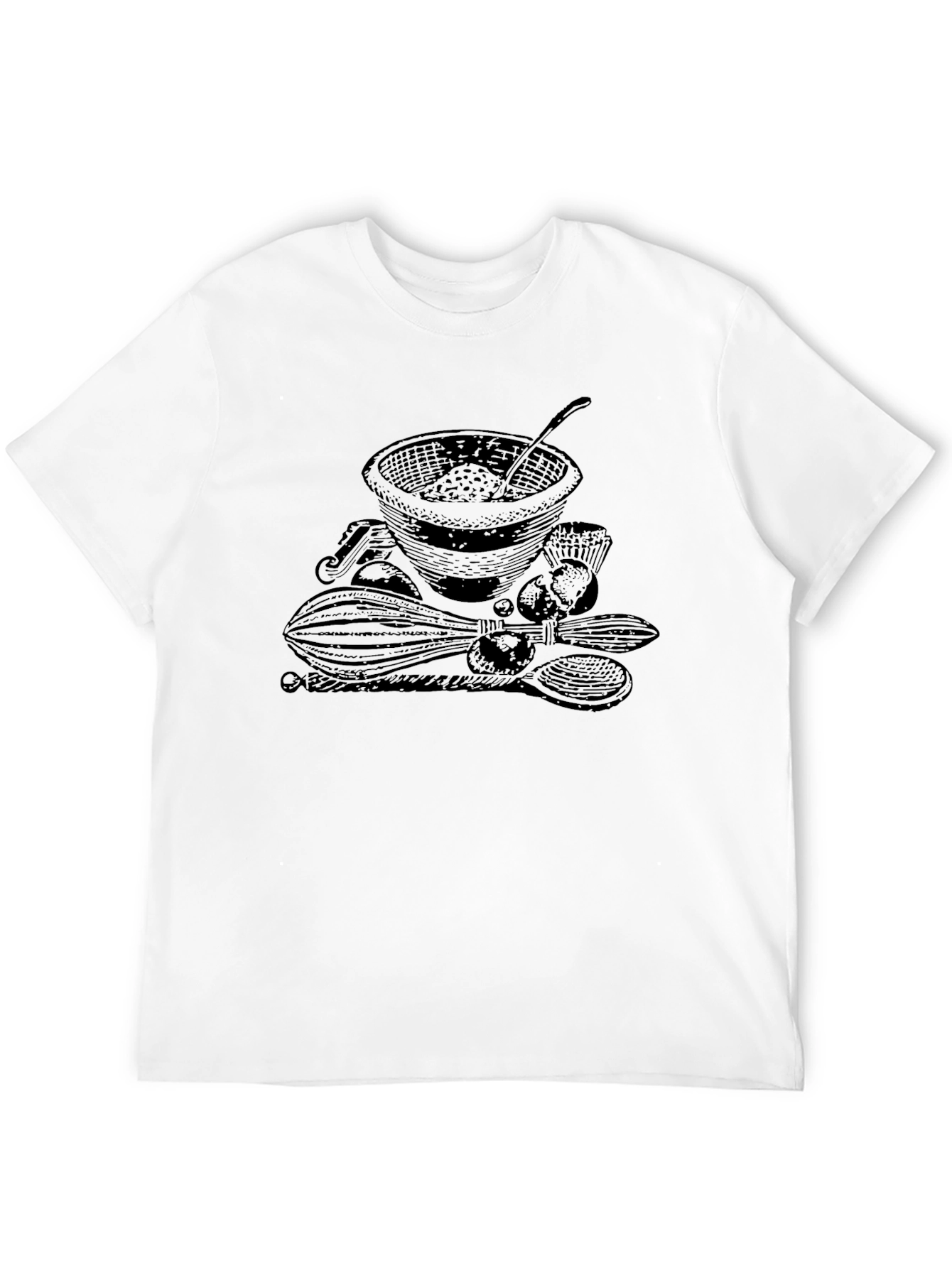 Baking Design Black T-Shirt