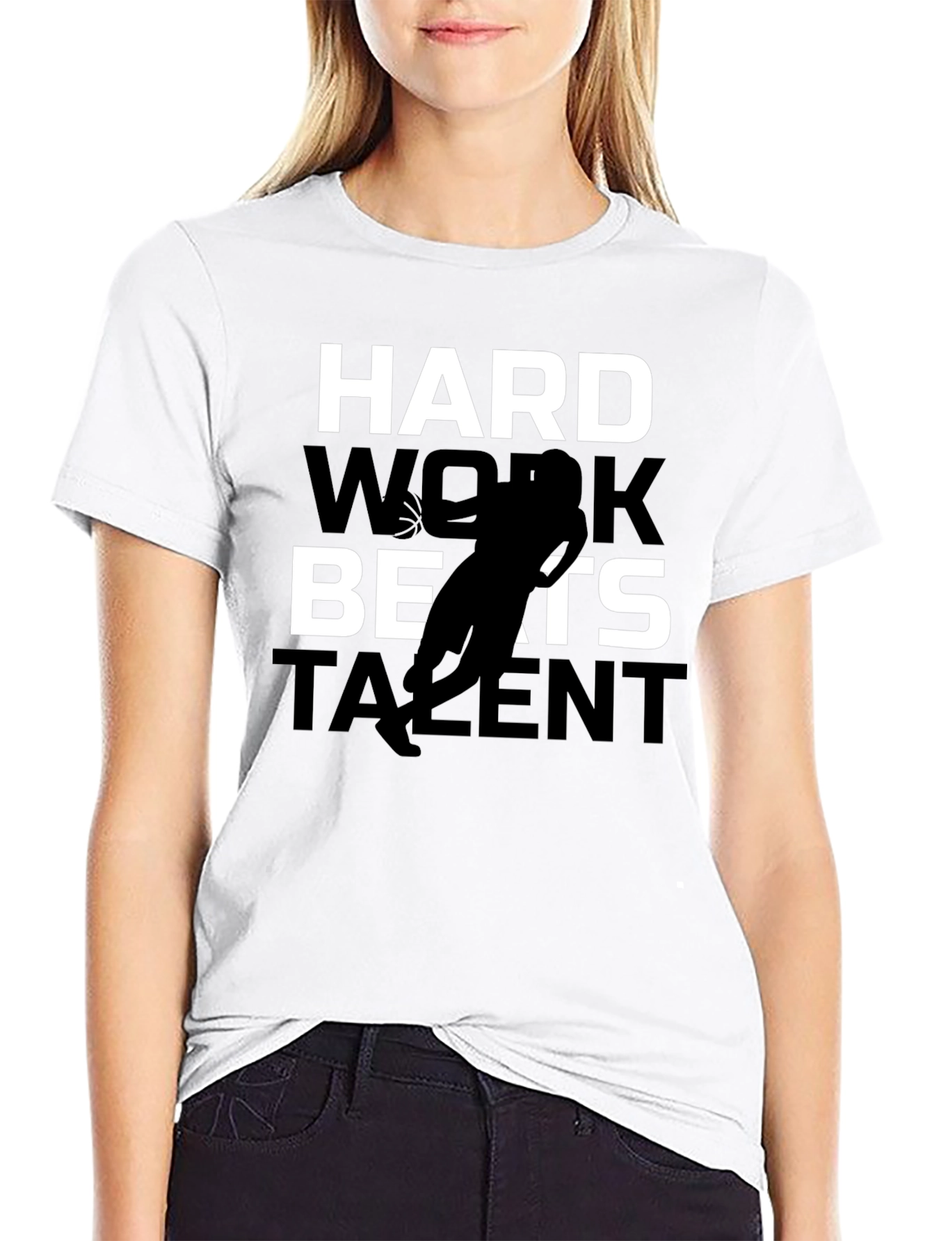 Hard Work Beats Talent Graphic T-Shirt
