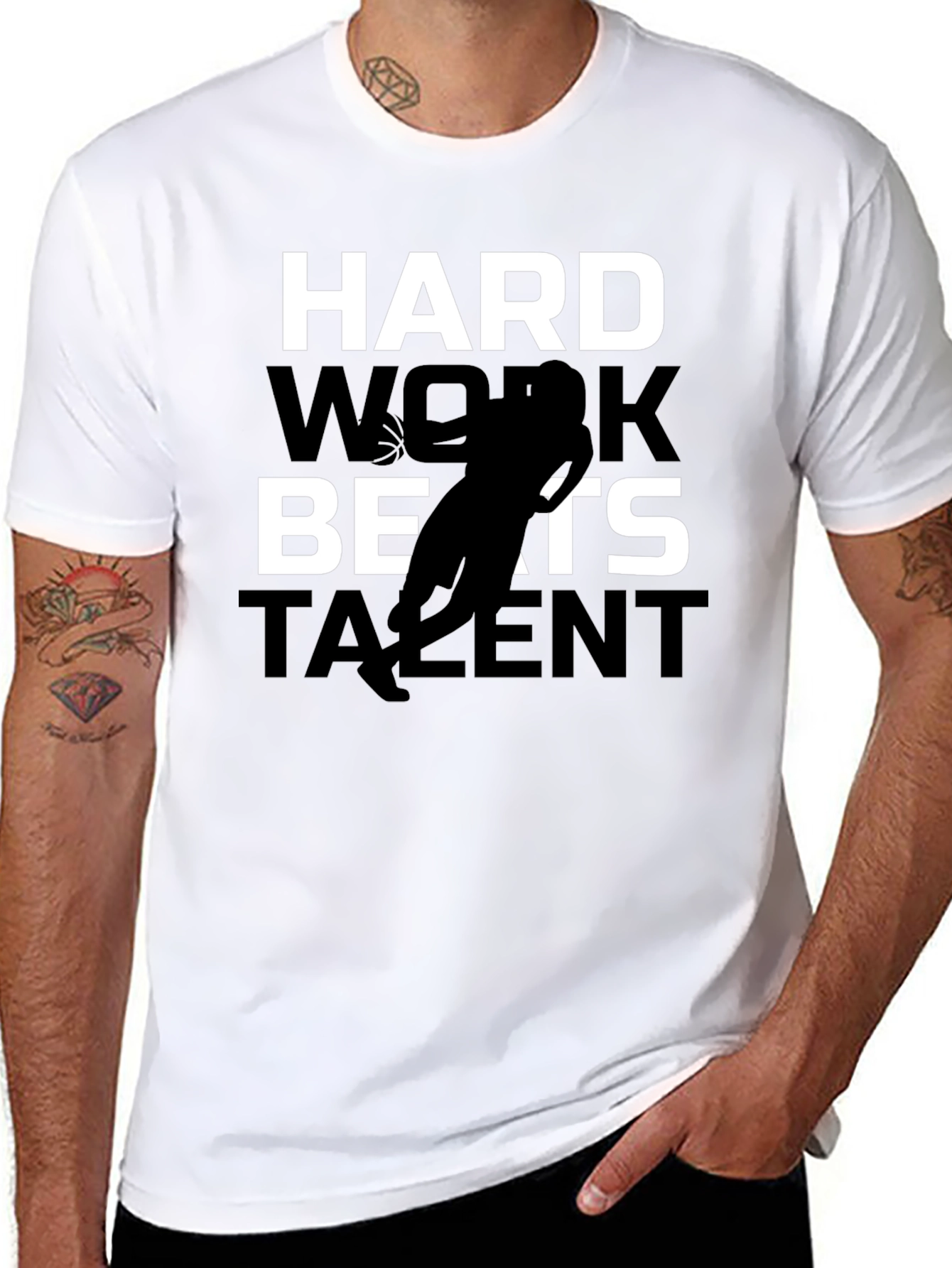 Hard Work Beats Talent Graphic T-Shirt
