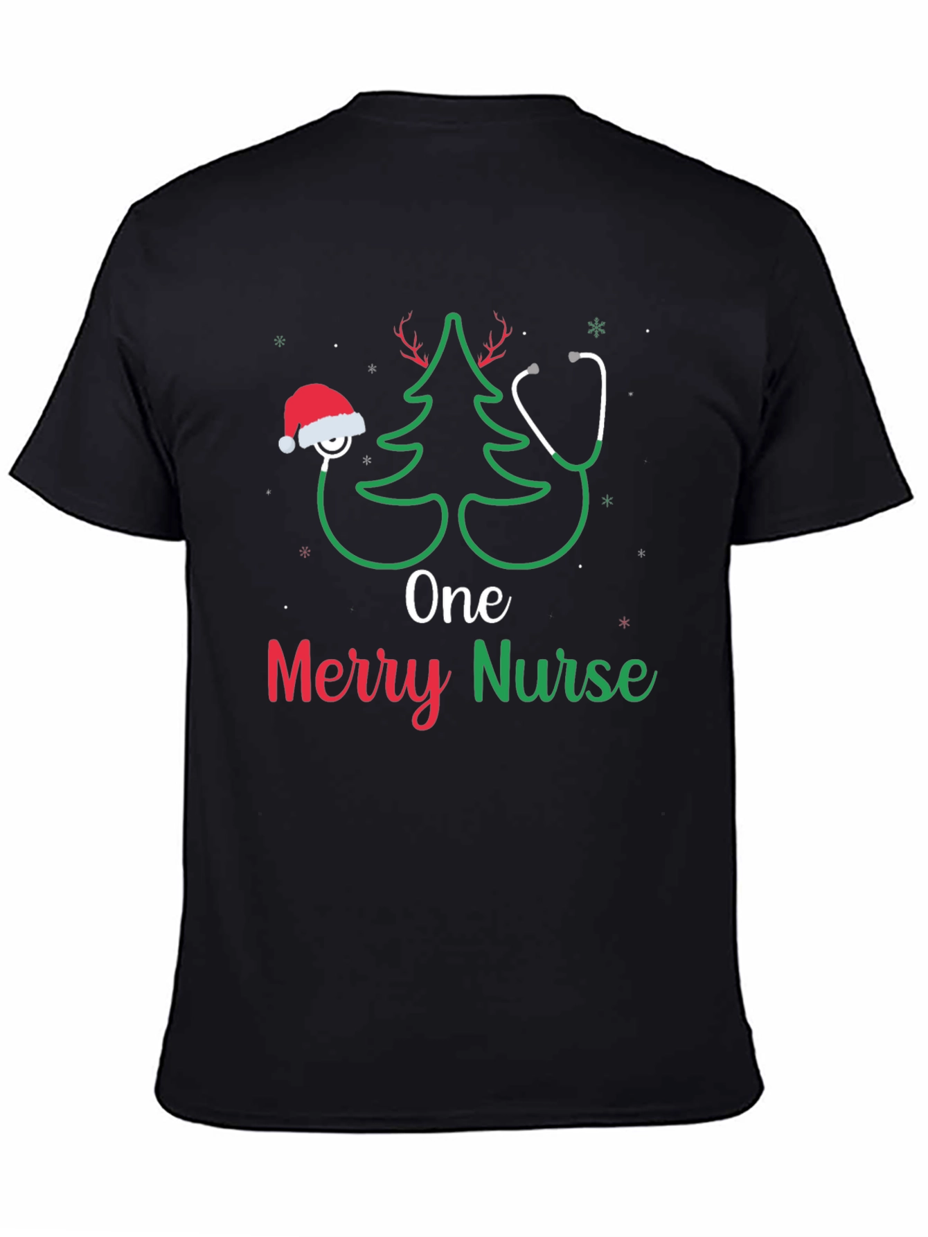 One Merry Nurse Christmas T-Shirt