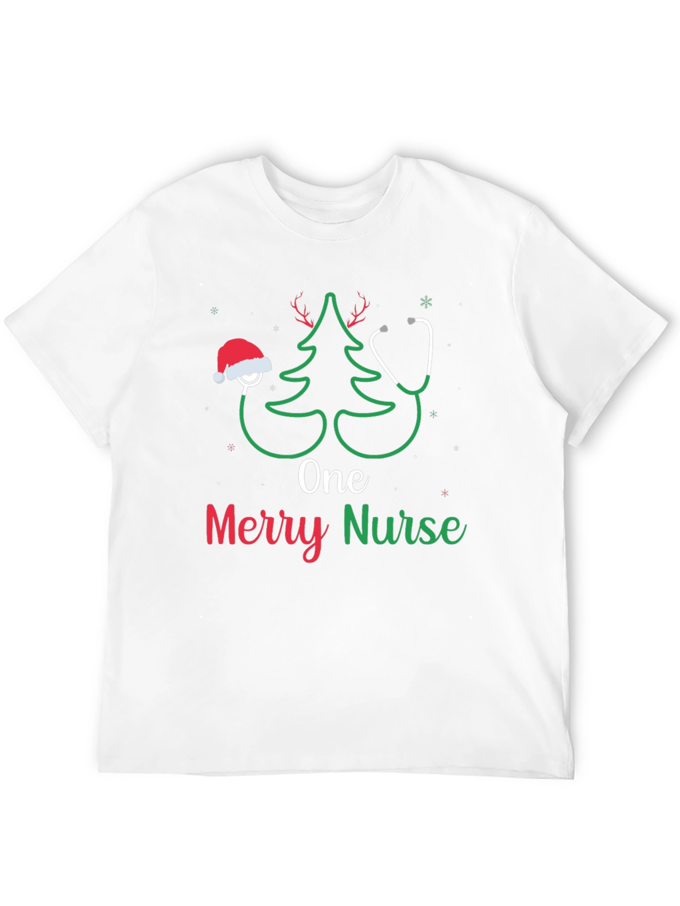 One Merry Nurse Christmas T-Shirt