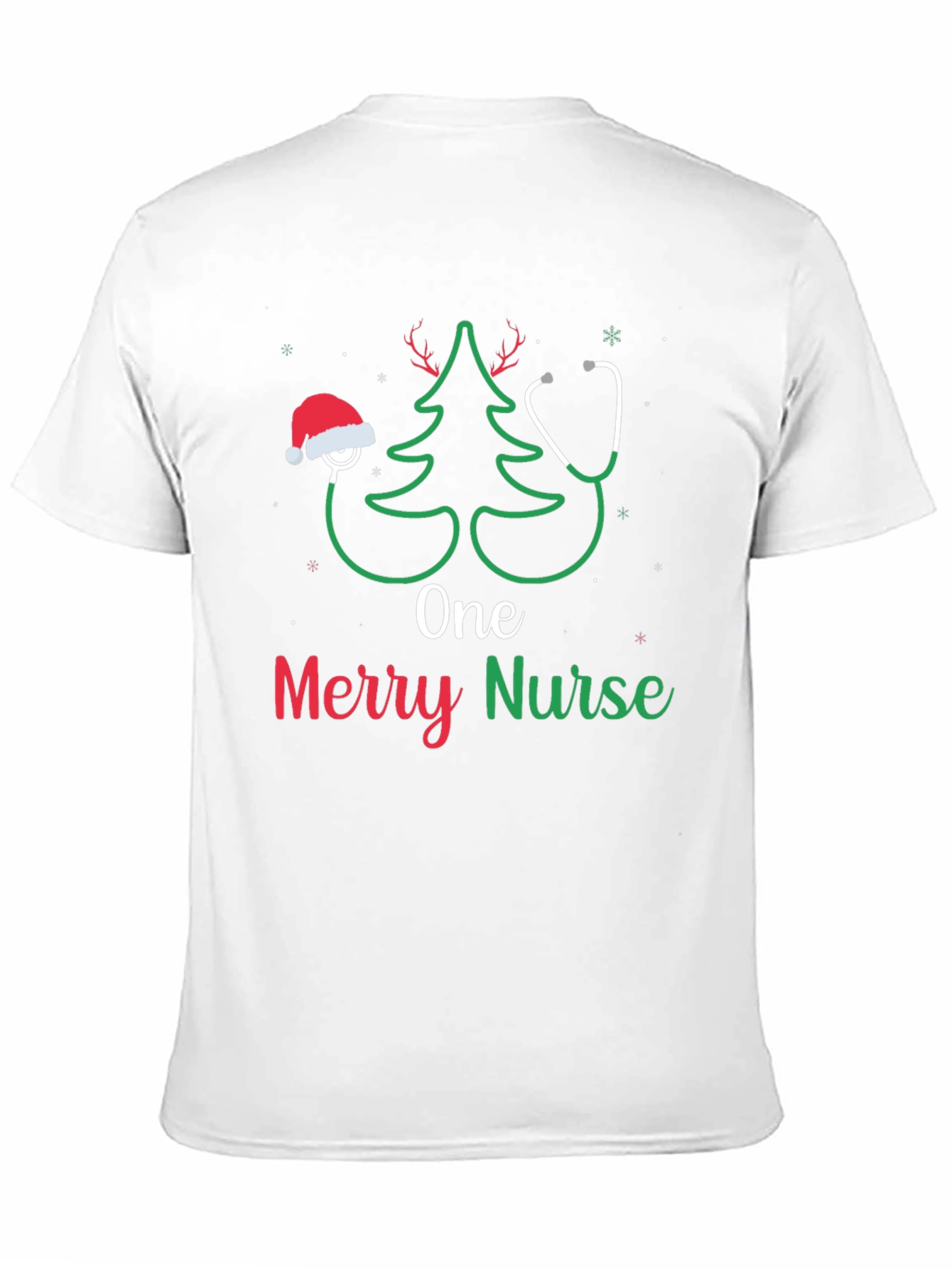One Merry Nurse Christmas T-Shirt