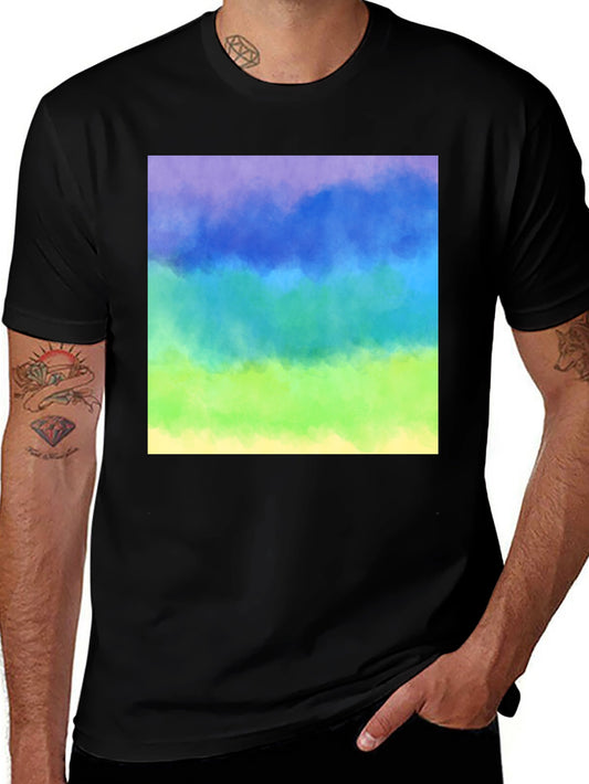 Watercolor Wash T-Shirt - Casual Comfort