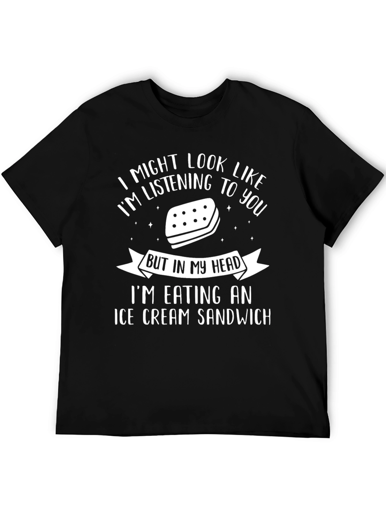 Ice Cream Sandwich Graphic Tee - Funny T-Shirt