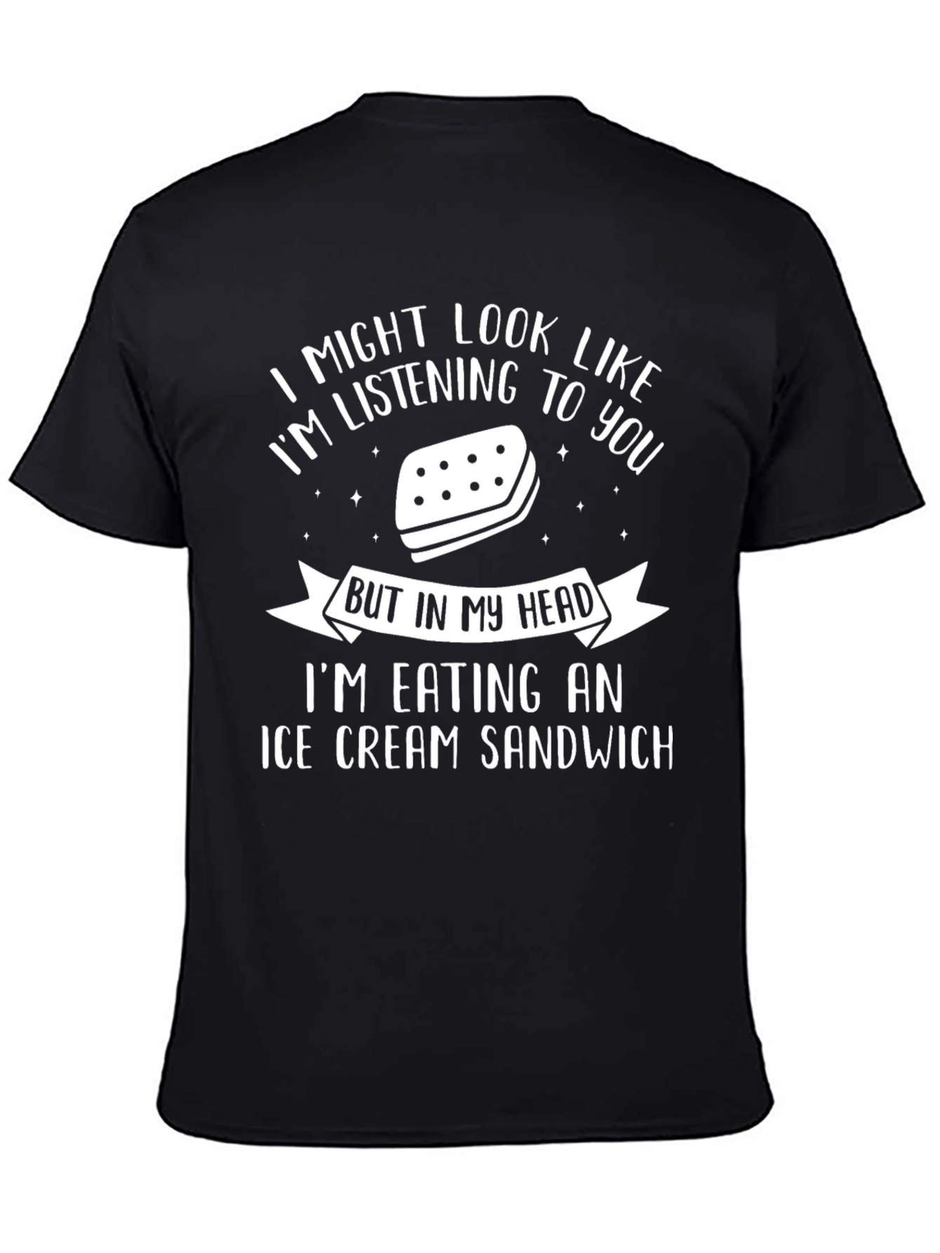 Ice Cream Sandwich Graphic Tee - Funny T-Shirt