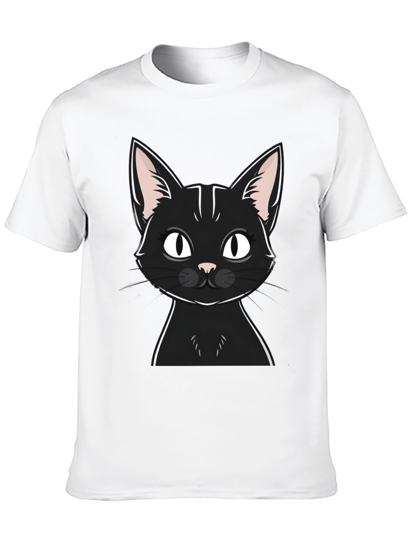 Black Cat Graphic T-Shirt - Unisex Casual Tee