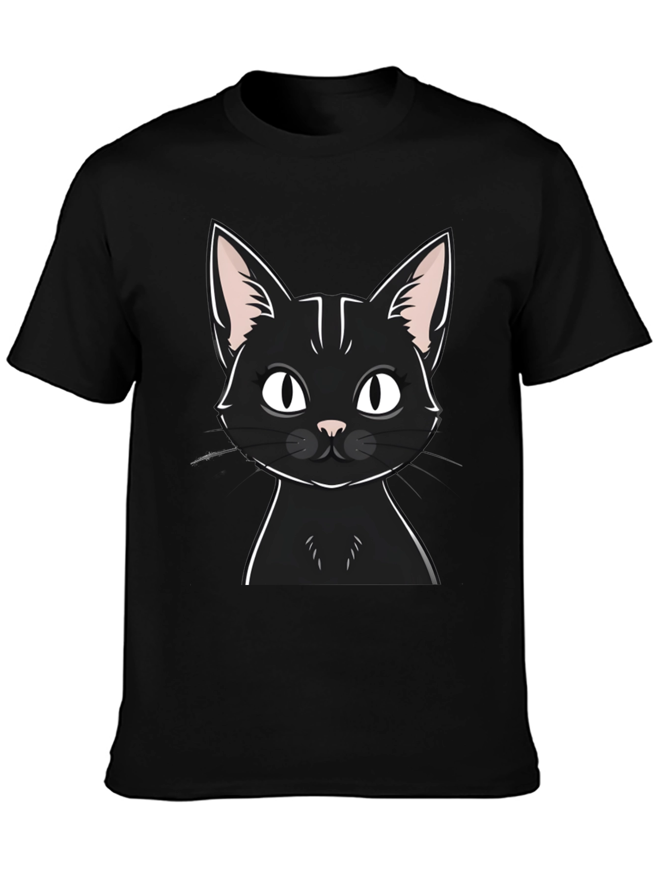 Black Cat Graphic T-Shirt - Unisex Casual Tee
