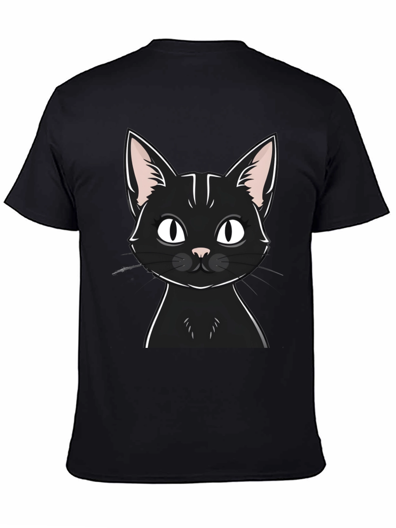 Black Cat Graphic T-Shirt - Unisex Casual Tee
