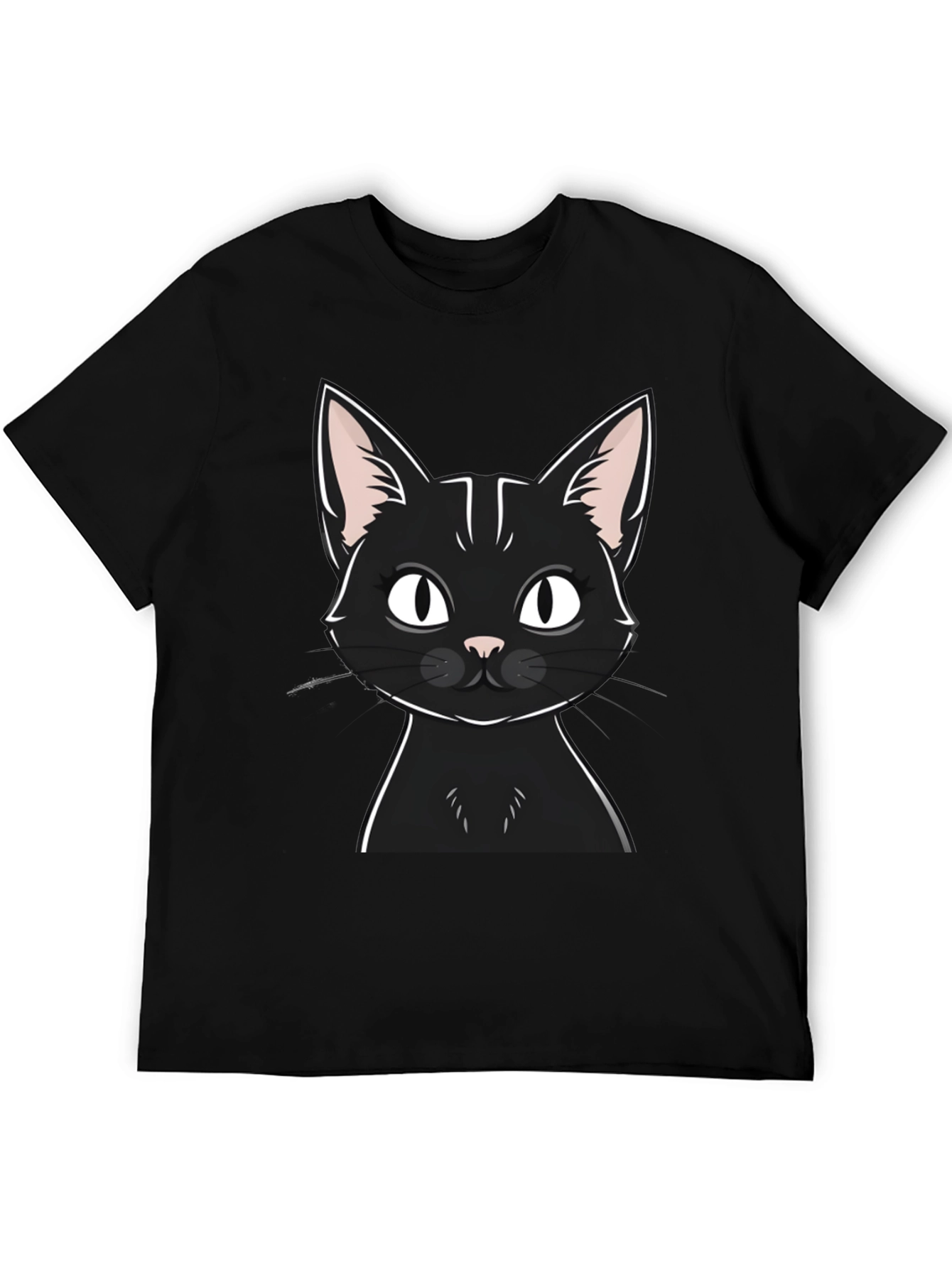 Black Cat Graphic T-Shirt - Unisex Casual Tee