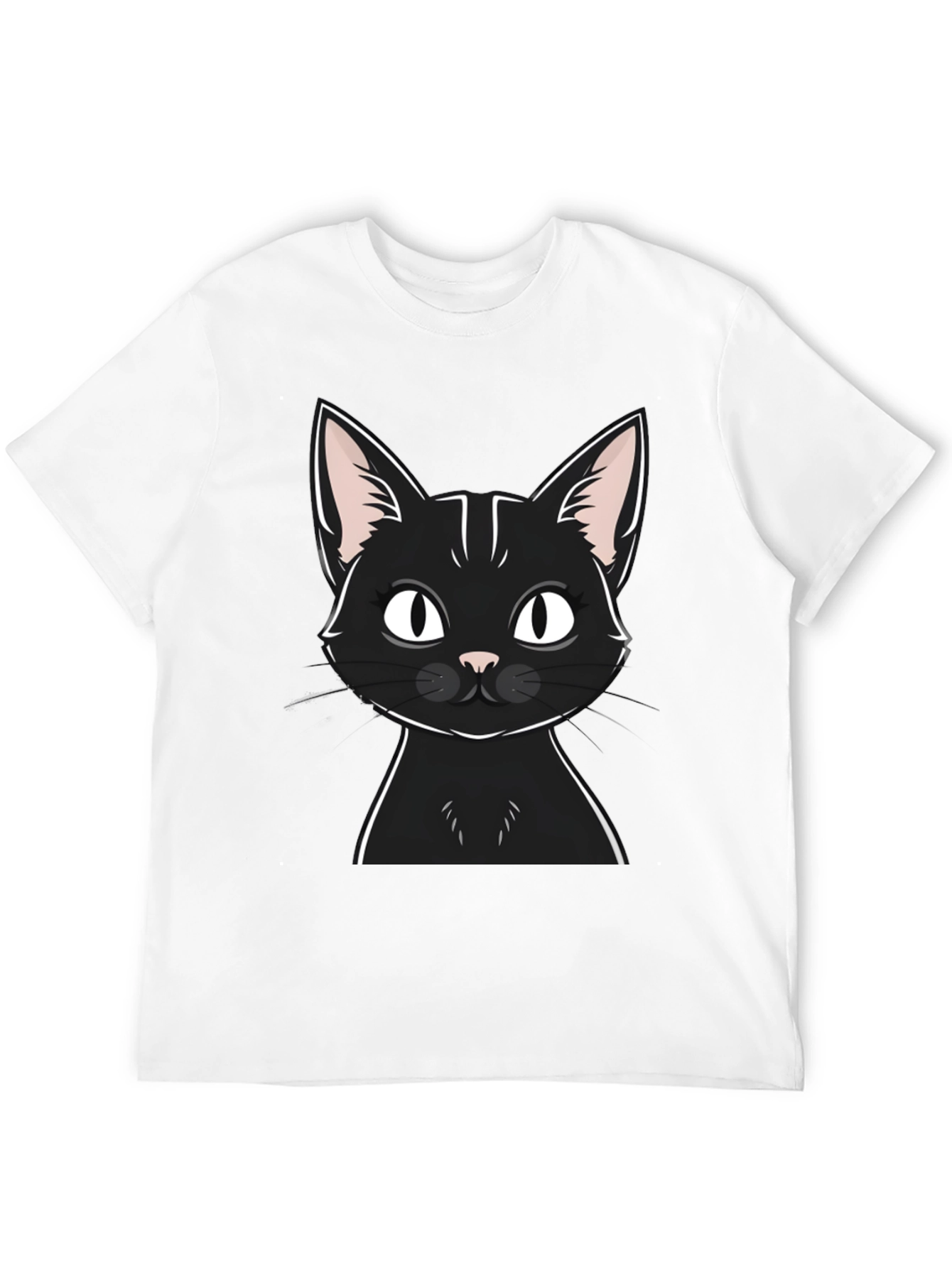 Black Cat Graphic T-Shirt - Unisex Casual Tee