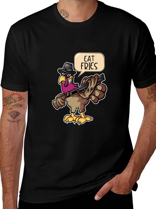Eat Fries Turkey Graphic Tee