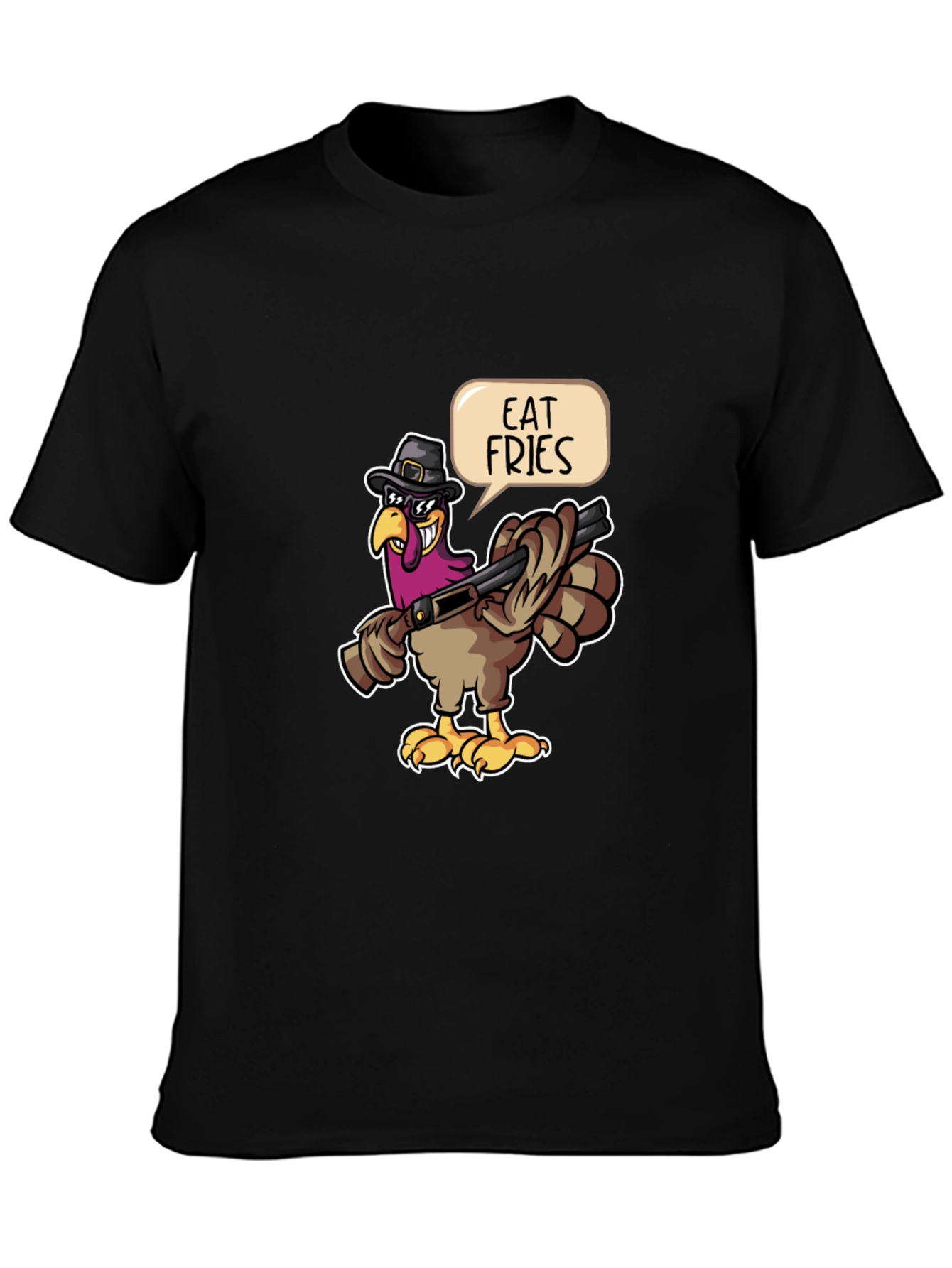 Eat Fries Turkey Graphic Tee