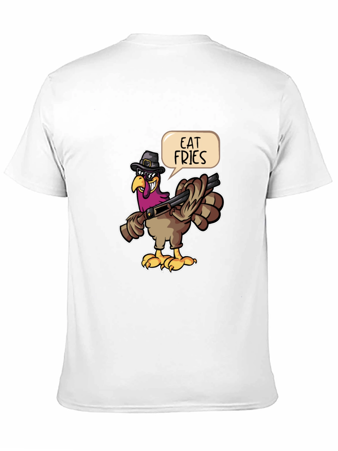 Eat Fries Turkey Graphic Tee