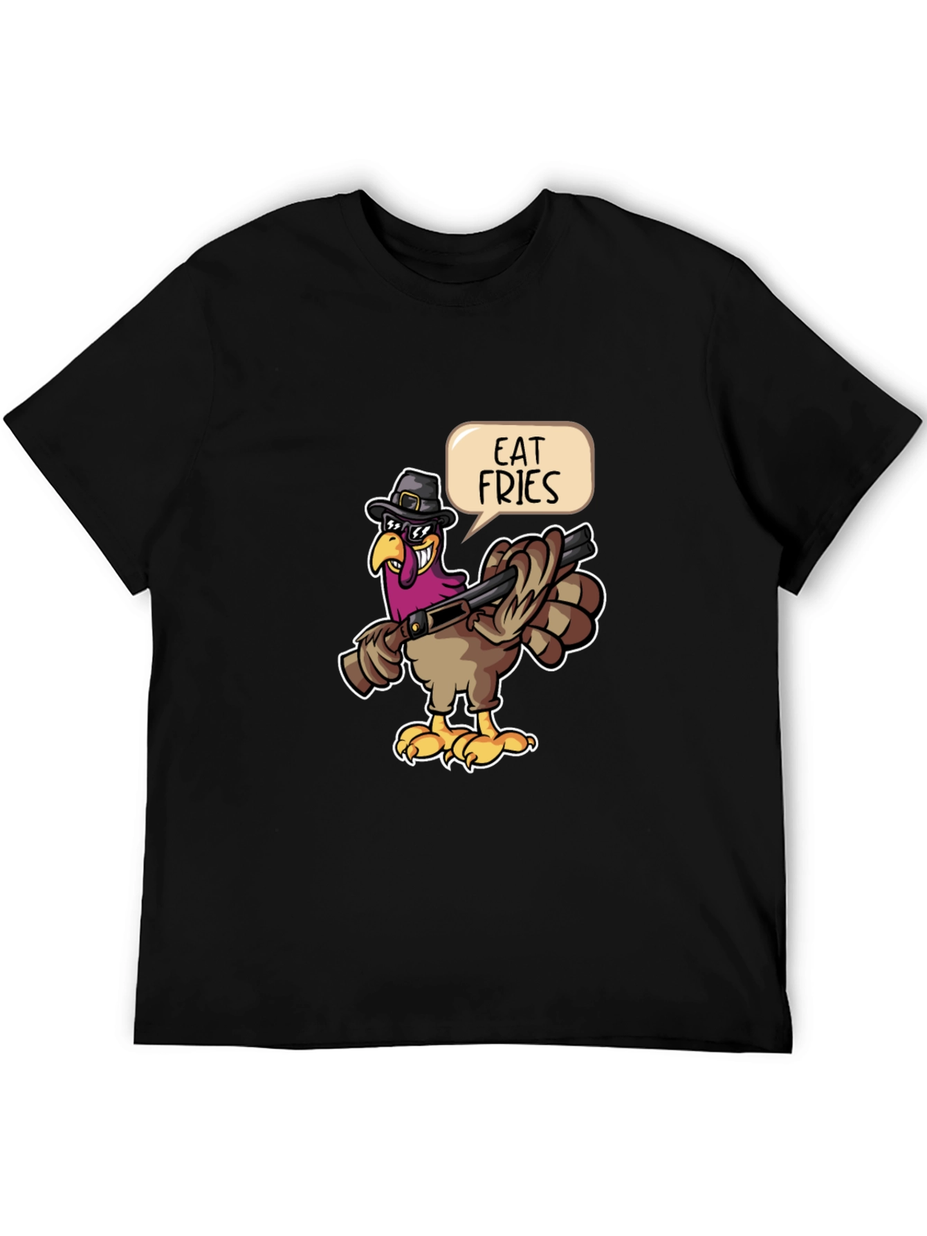 Eat Fries Turkey Graphic Tee