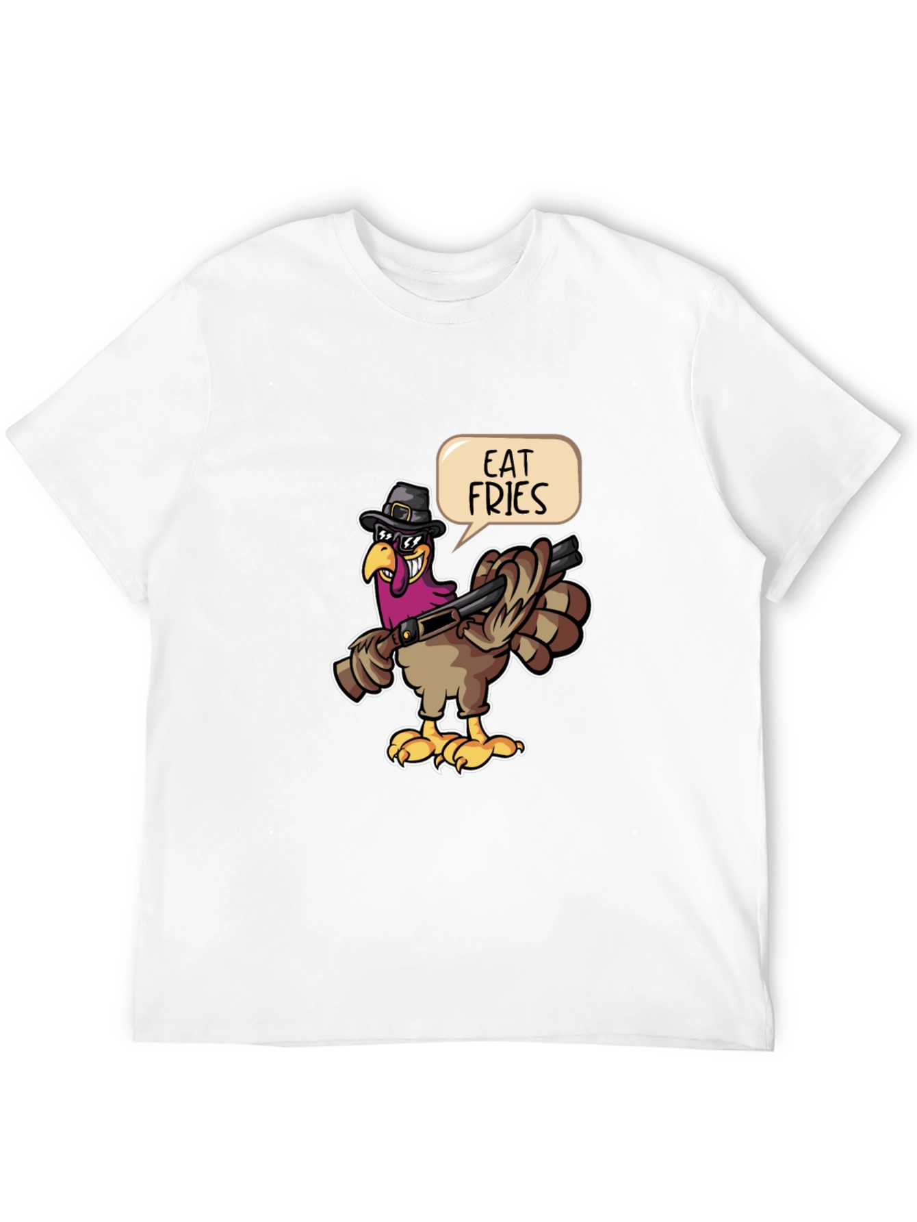 Eat Fries Turkey Graphic Tee