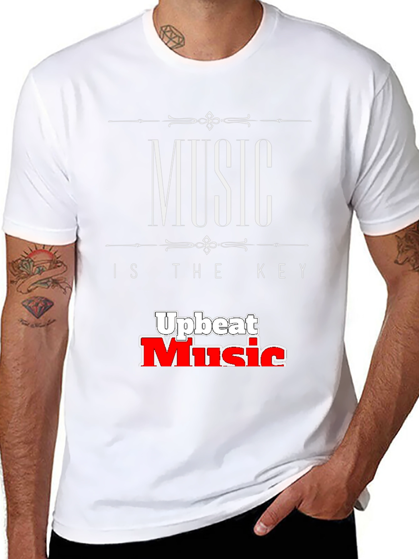 Music is the Key Graphic T-Shirt