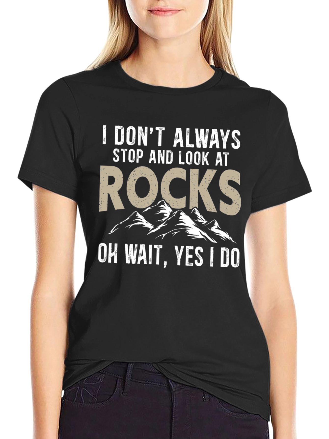 I Look at Rocks Funny T-Shirt