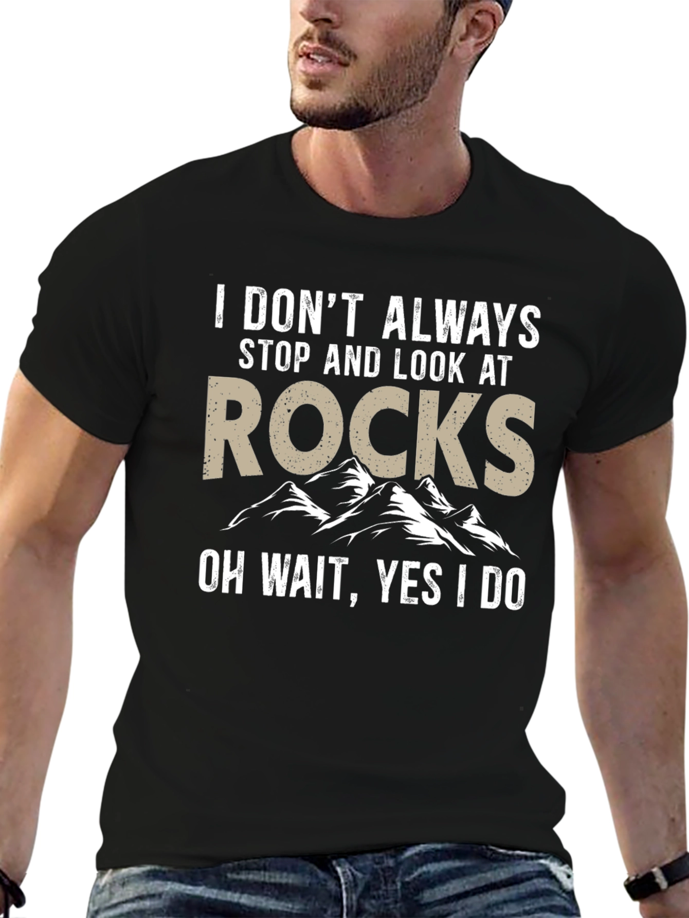 I Look at Rocks Funny T-Shirt