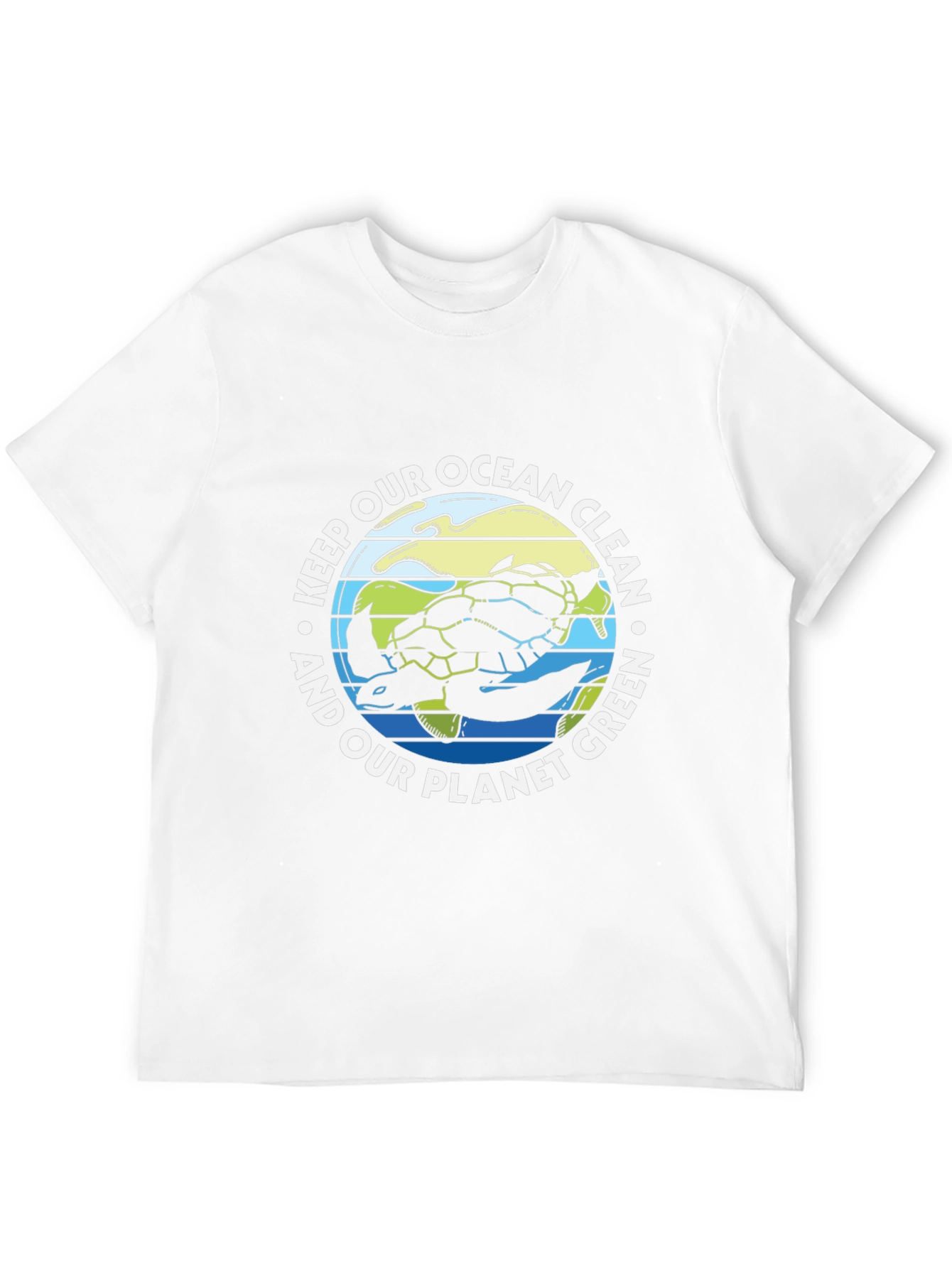 Eco-Friendly Turtle Graphic T-Shirt