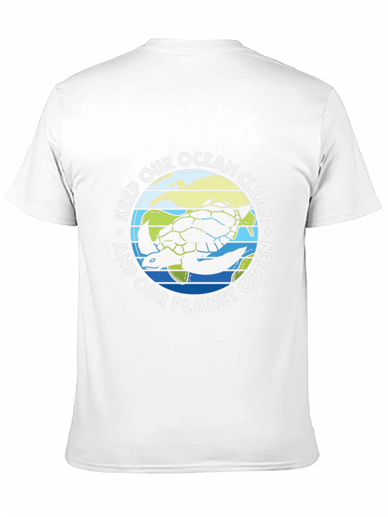 Eco-Friendly Turtle Graphic T-Shirt