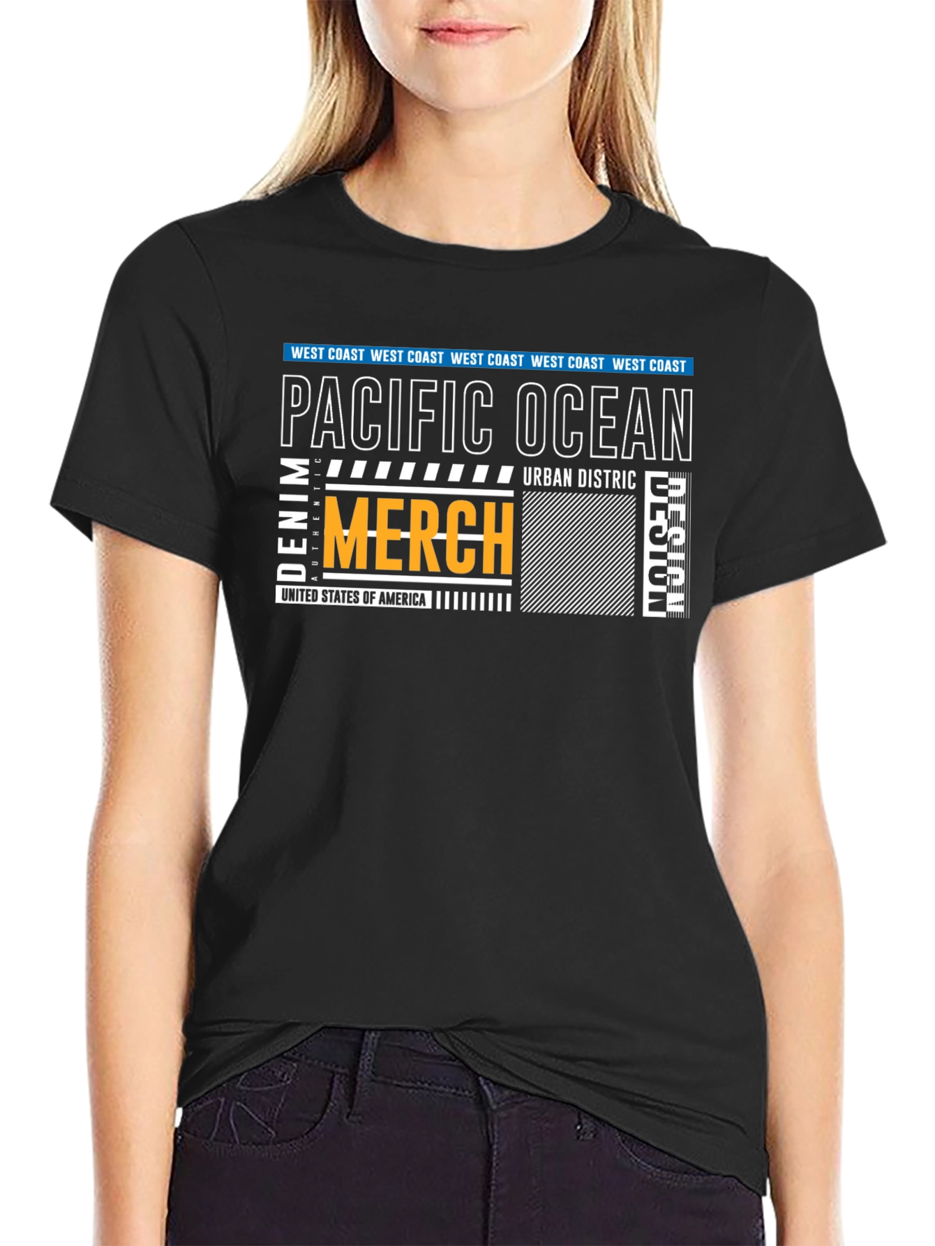 Pacific Ocean Merch T-Shirt - Urban Design