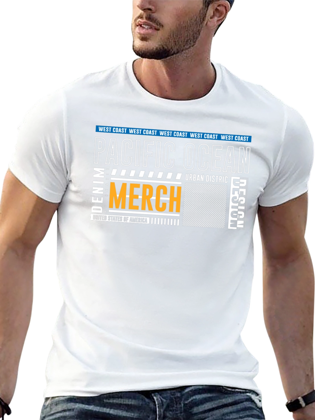 Pacific Ocean Merch T-Shirt - Urban Design
