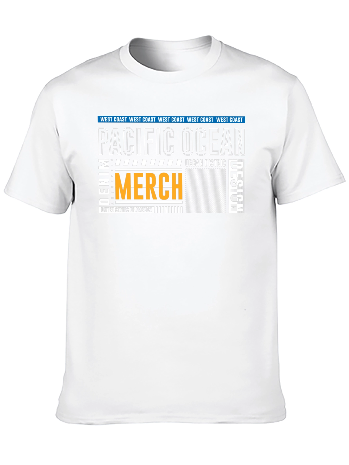 Pacific Ocean Merch T-Shirt - Urban Design