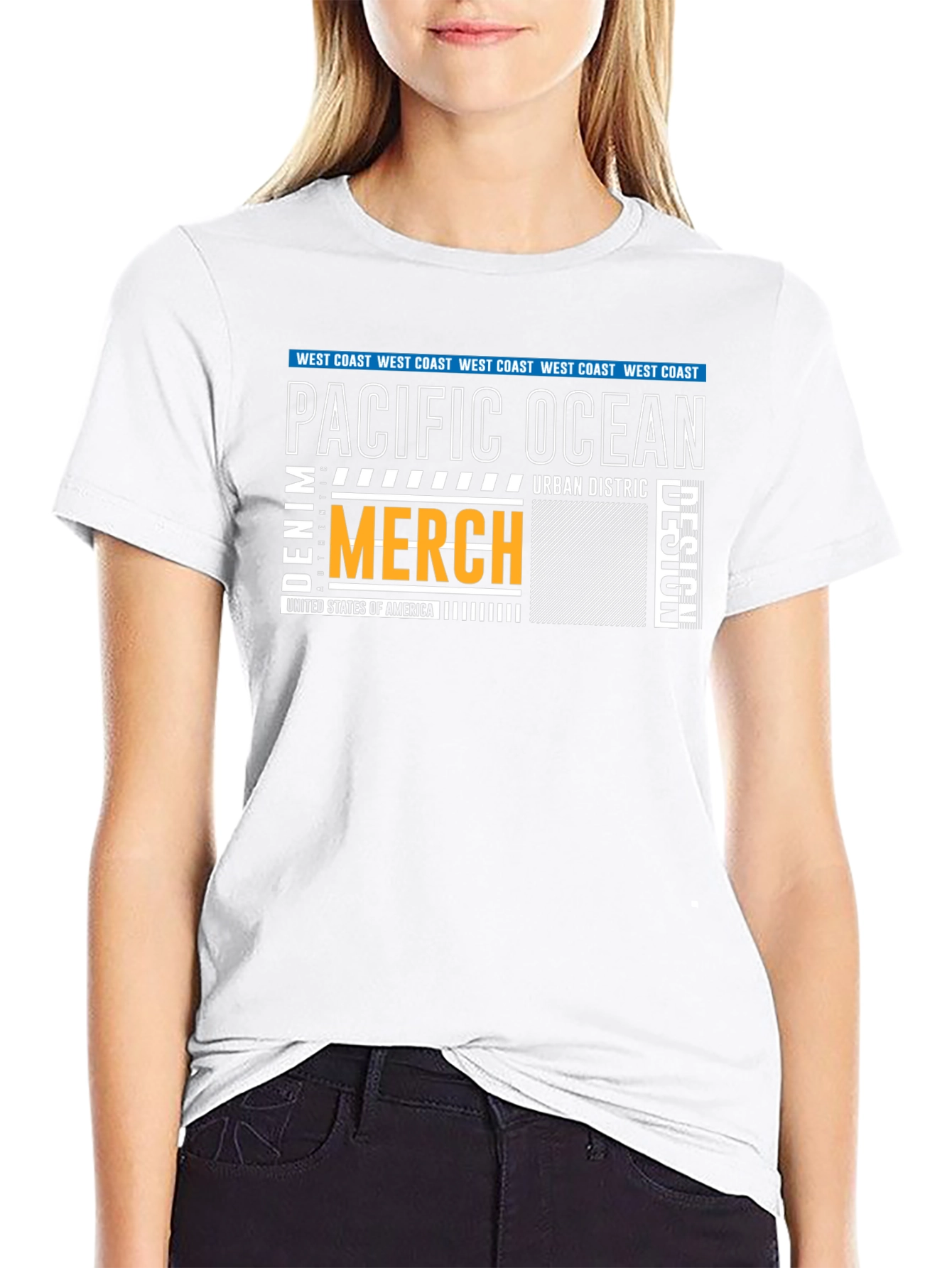 Pacific Ocean Merch T-Shirt - Urban Design