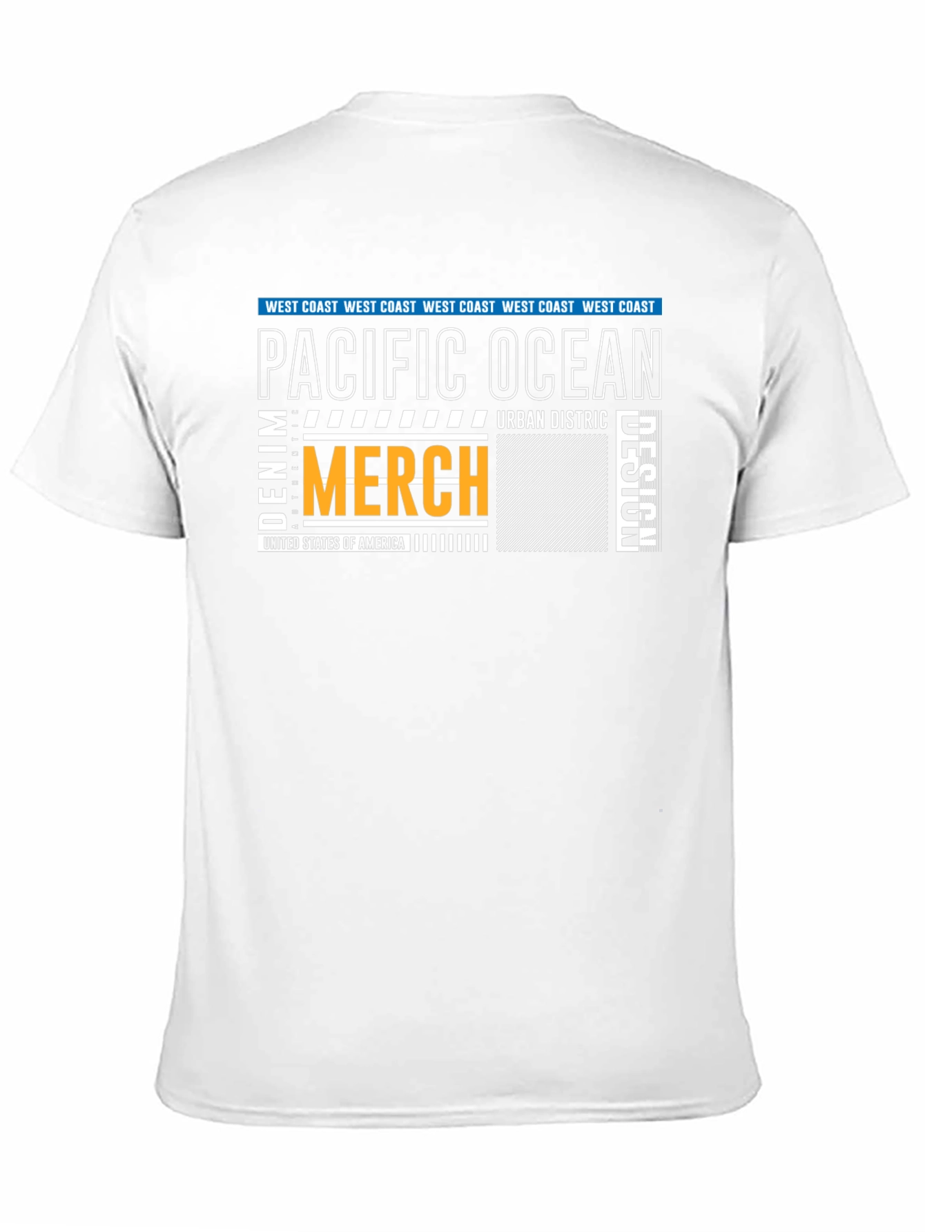 Pacific Ocean Merch T-Shirt - Urban Design