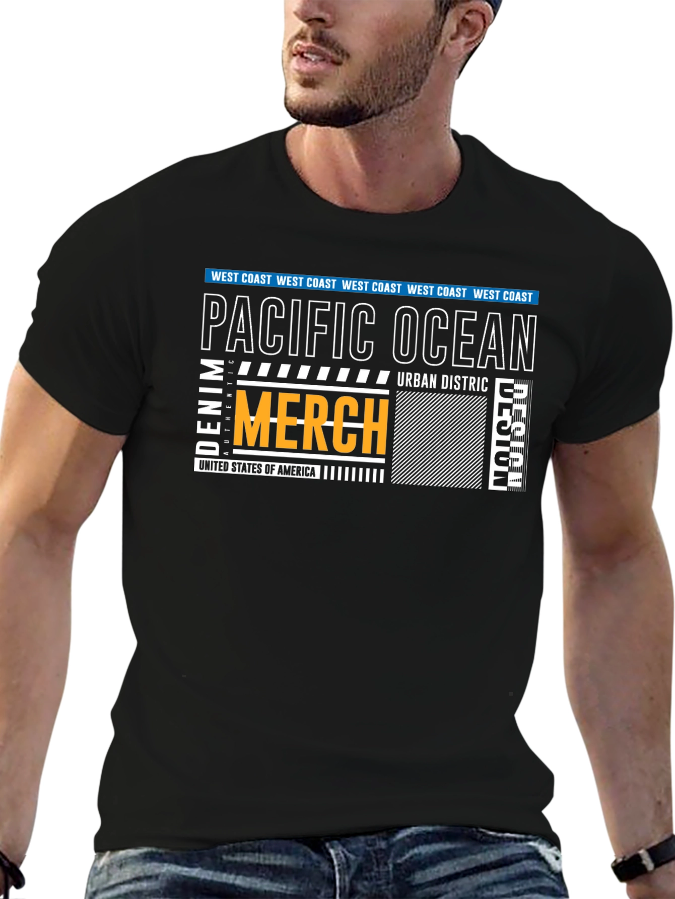 Pacific Ocean Merch T-Shirt - Urban Design