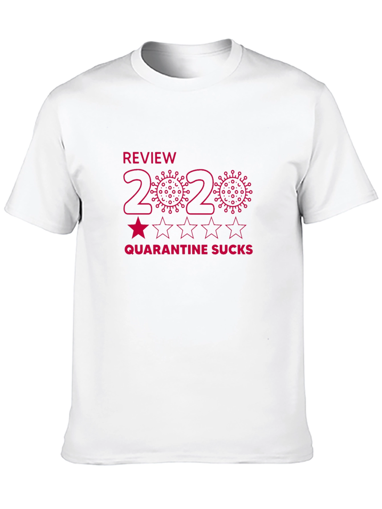 2020 Review Quarantine Sucks Graphic T-Shirt