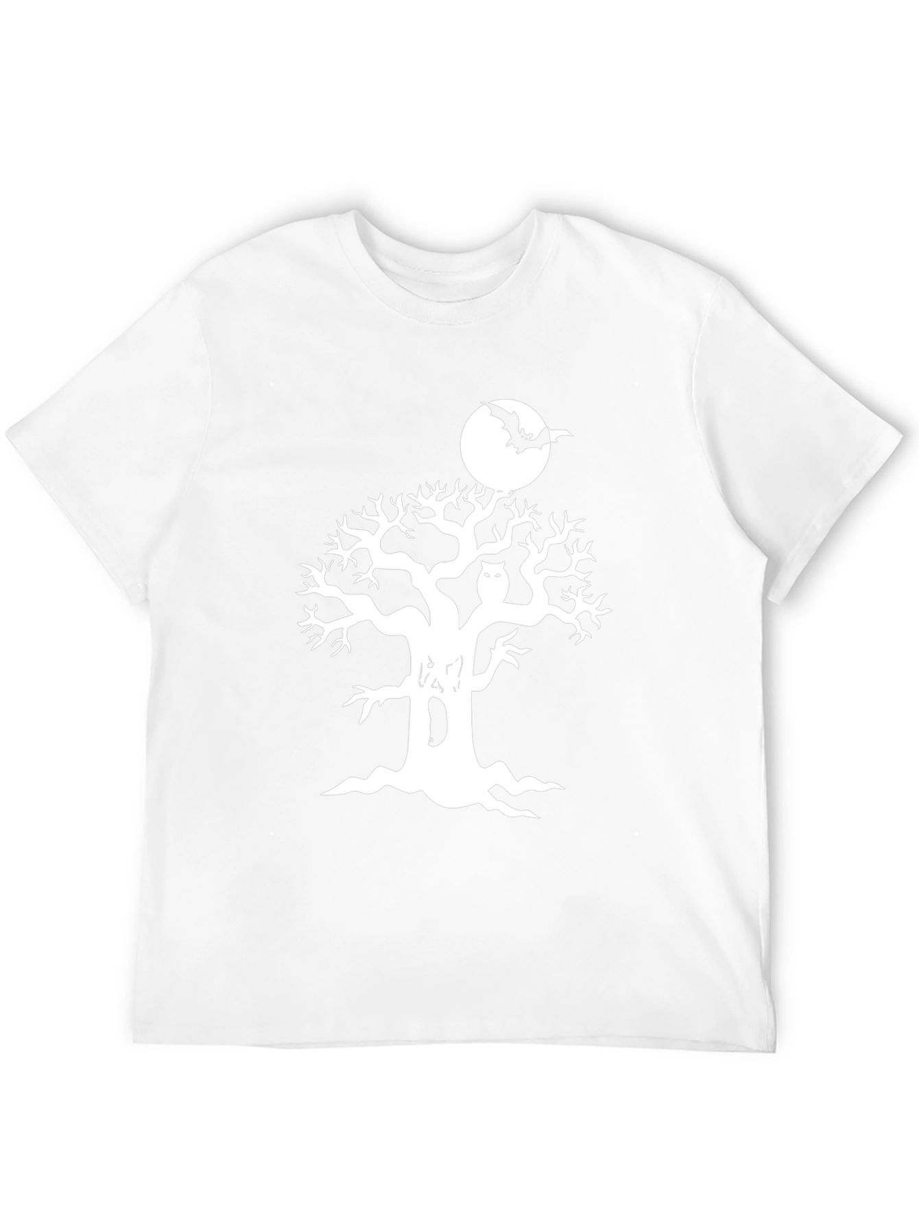 Halloween Tree Owl & Bat Graphic Tee