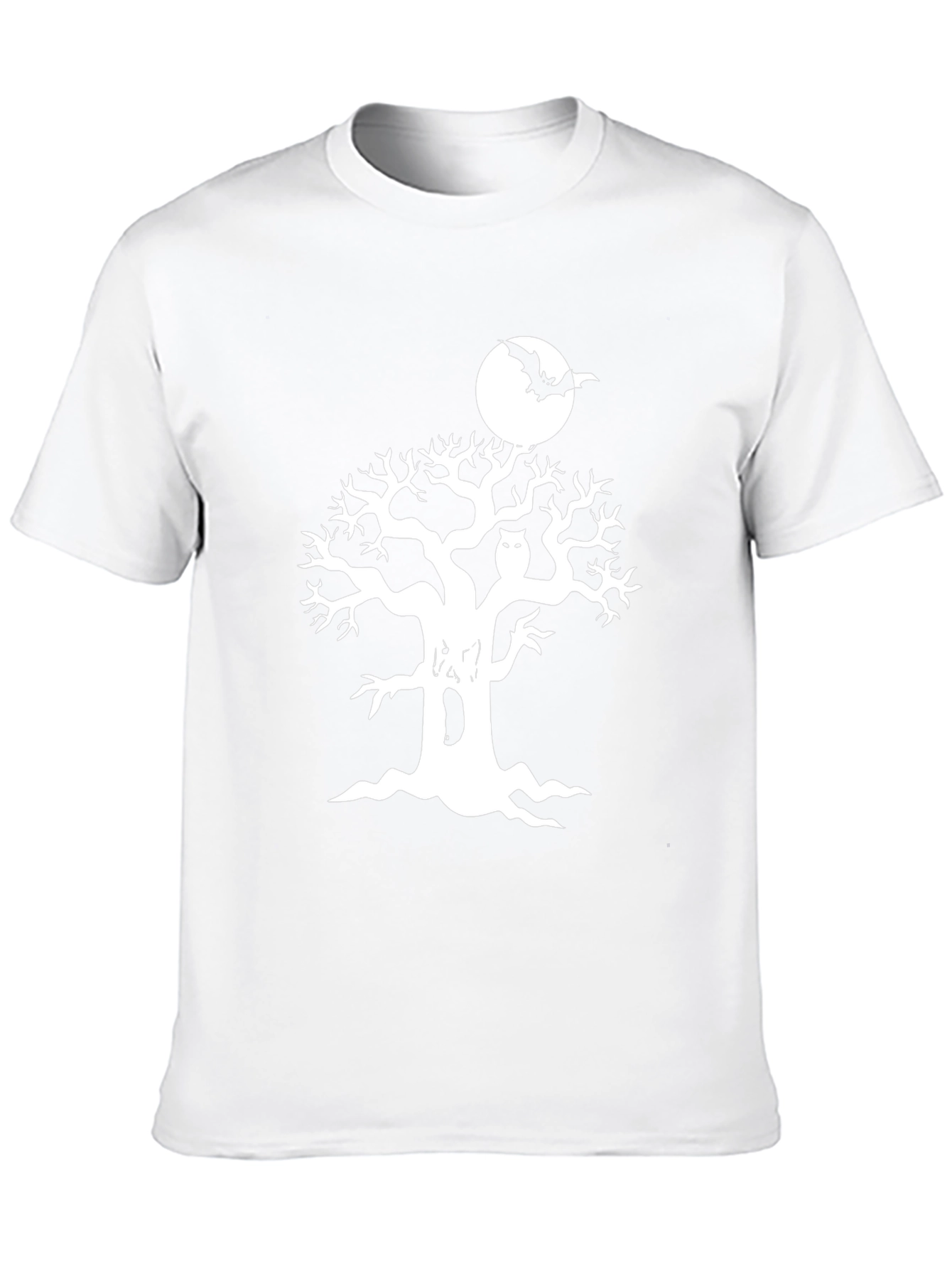 Halloween Tree Owl & Bat Graphic Tee