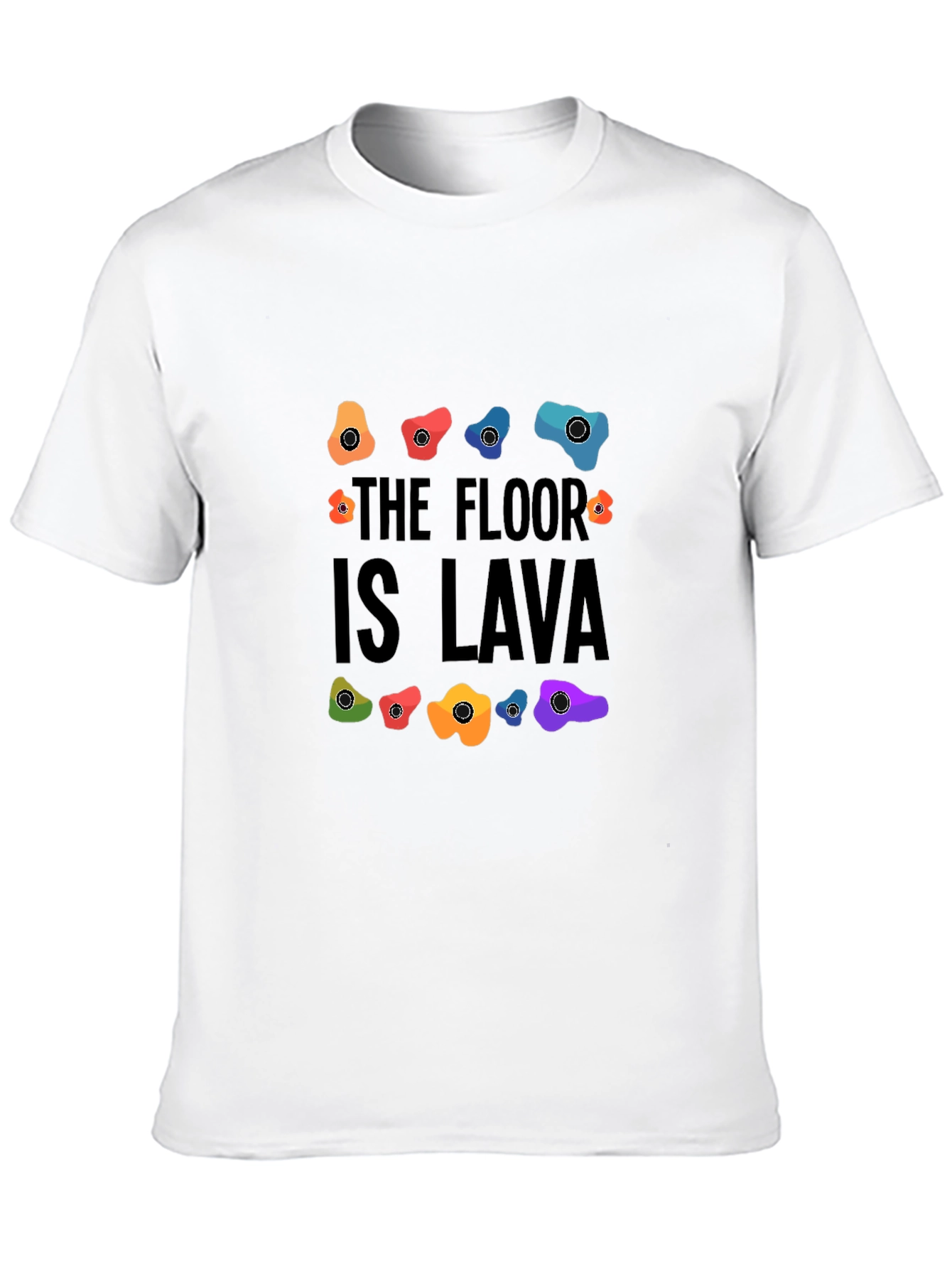 The Floor is Lava Climbing Holds Graphic Tee