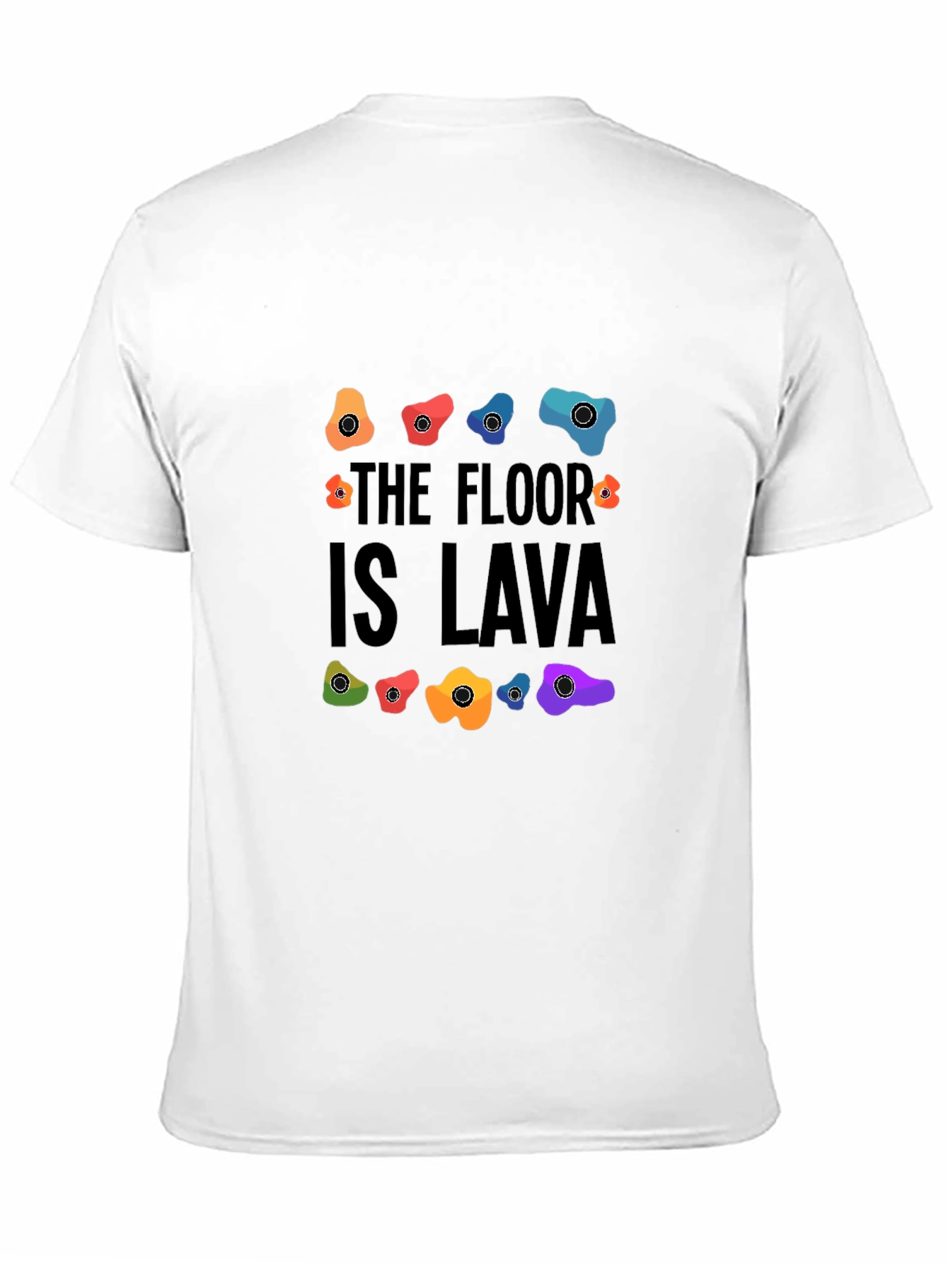The Floor is Lava Climbing Holds Graphic Tee