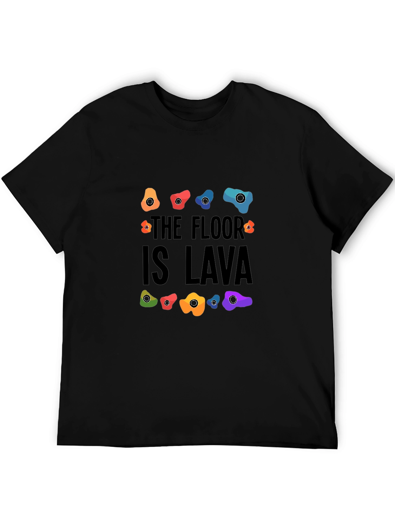 The Floor is Lava Climbing Holds Graphic Tee