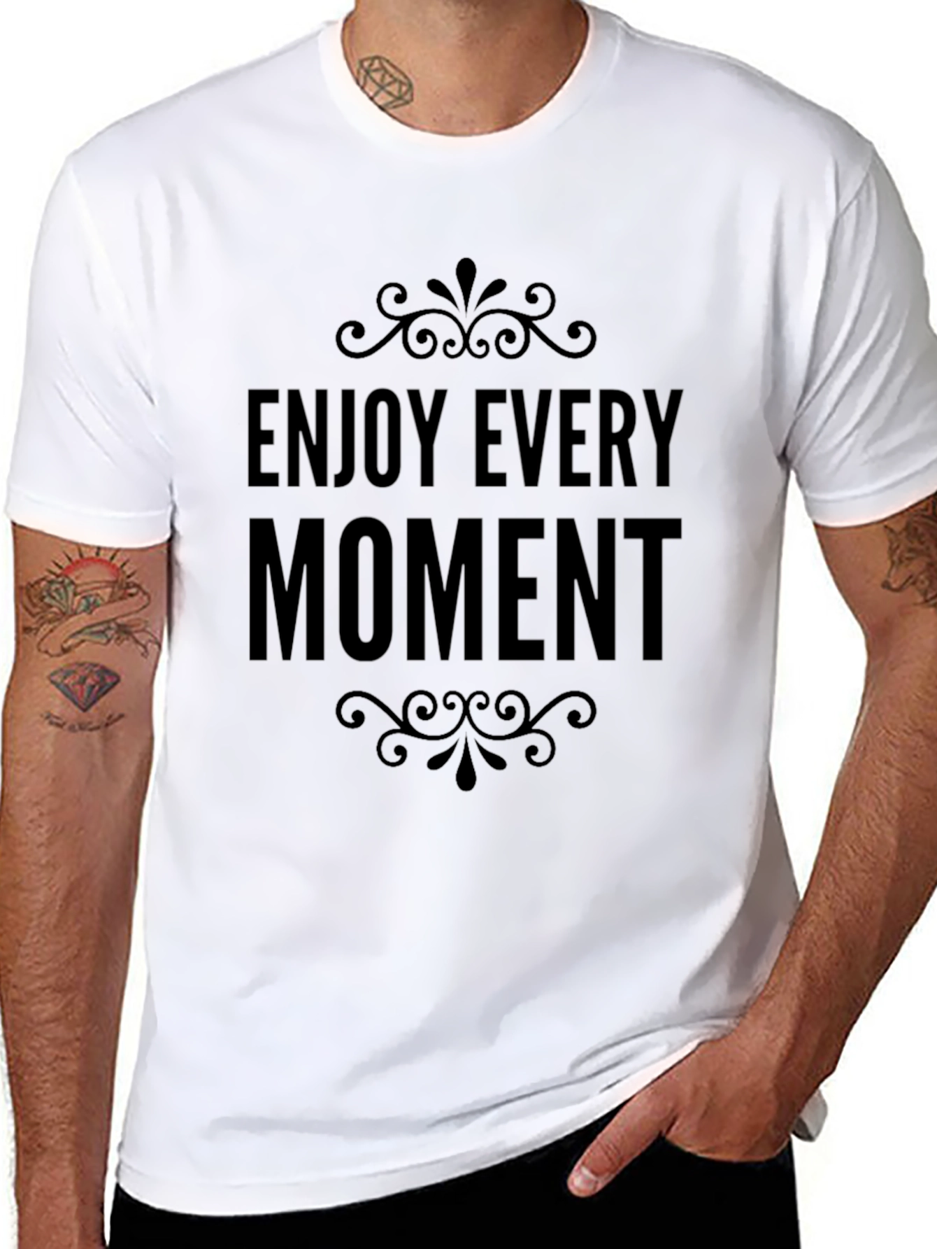 Enjoy Every Moment Black T-Shirt