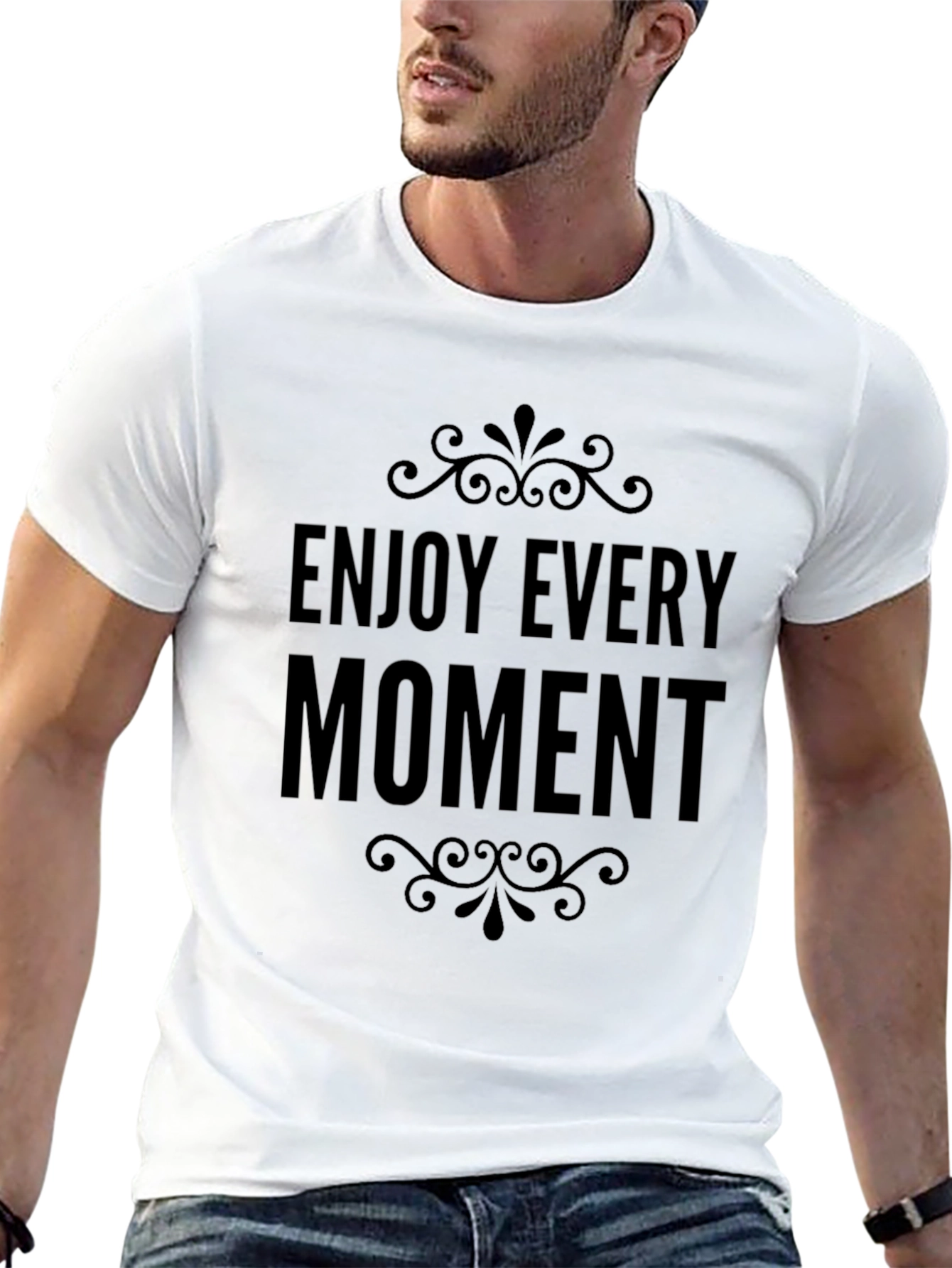 Enjoy Every Moment Black T-Shirt