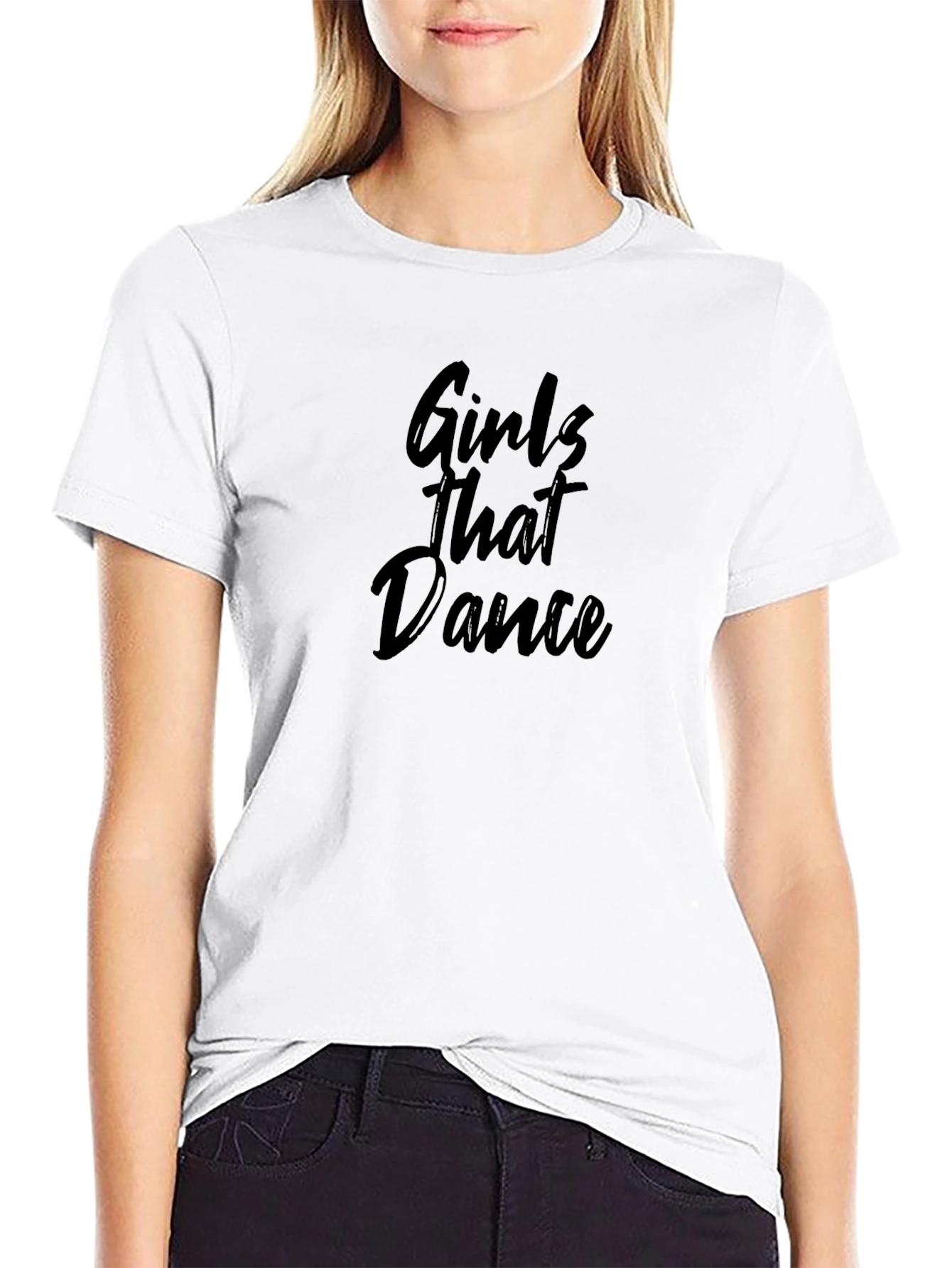 Girls That Dance Black Graphic Tee