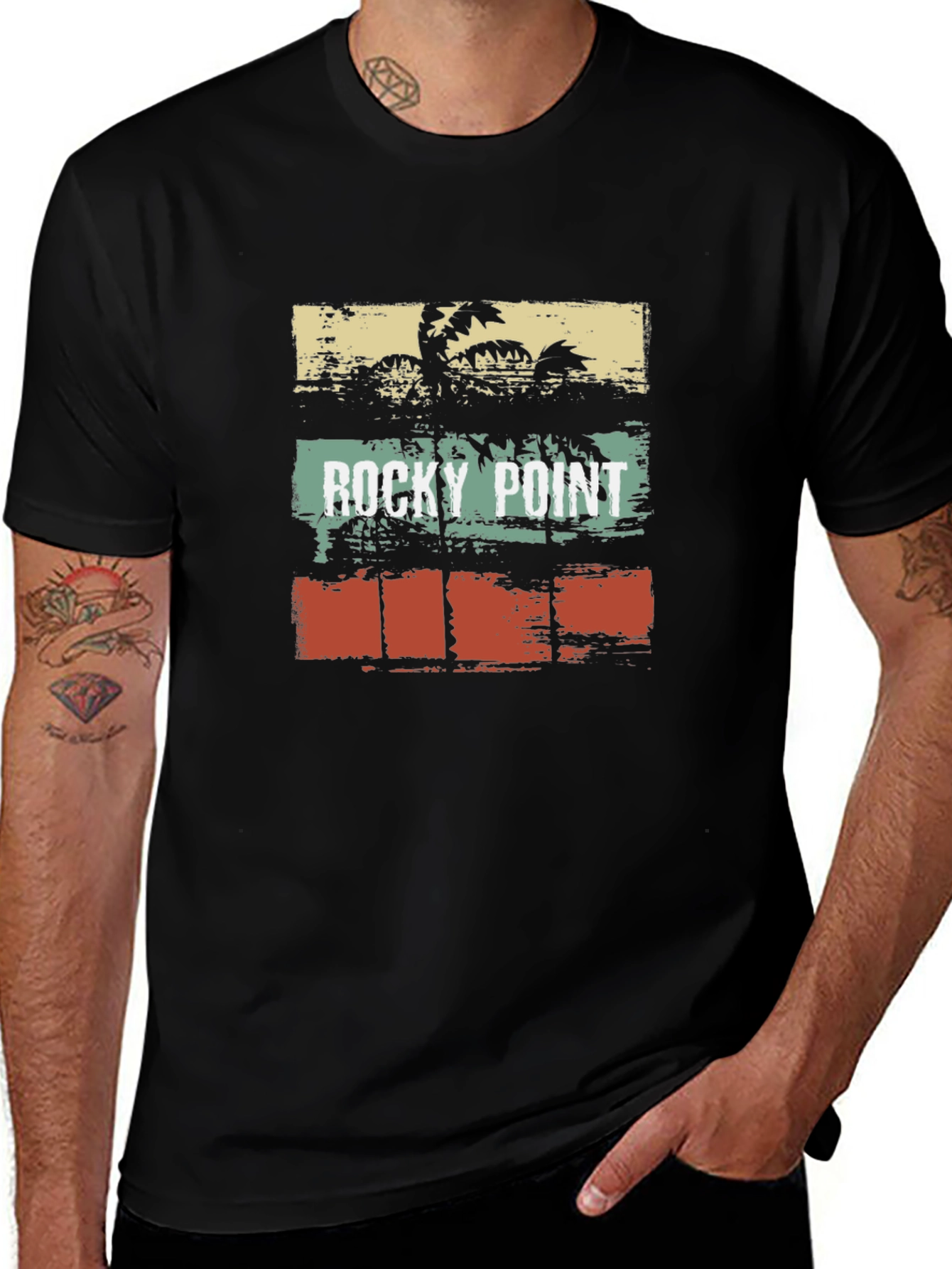 Rocky Point Retro Graphic T-Shirt