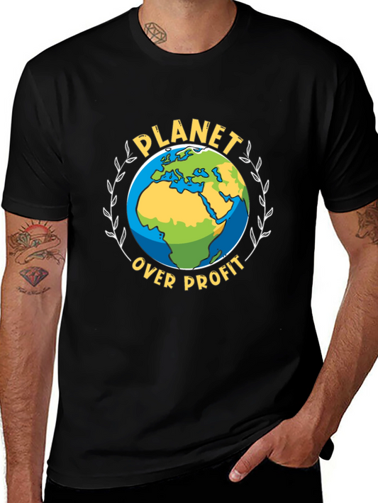 Planet Over Profit Graphic T-Shirt